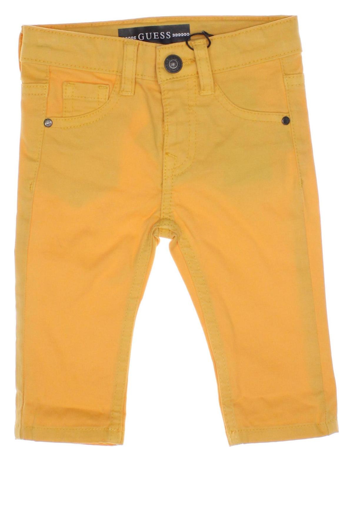 Dětské kalhoty  Guess, Velikost 3-6m/ 62-68 cm, Barva Žlutá, Cena  728,00 Kč