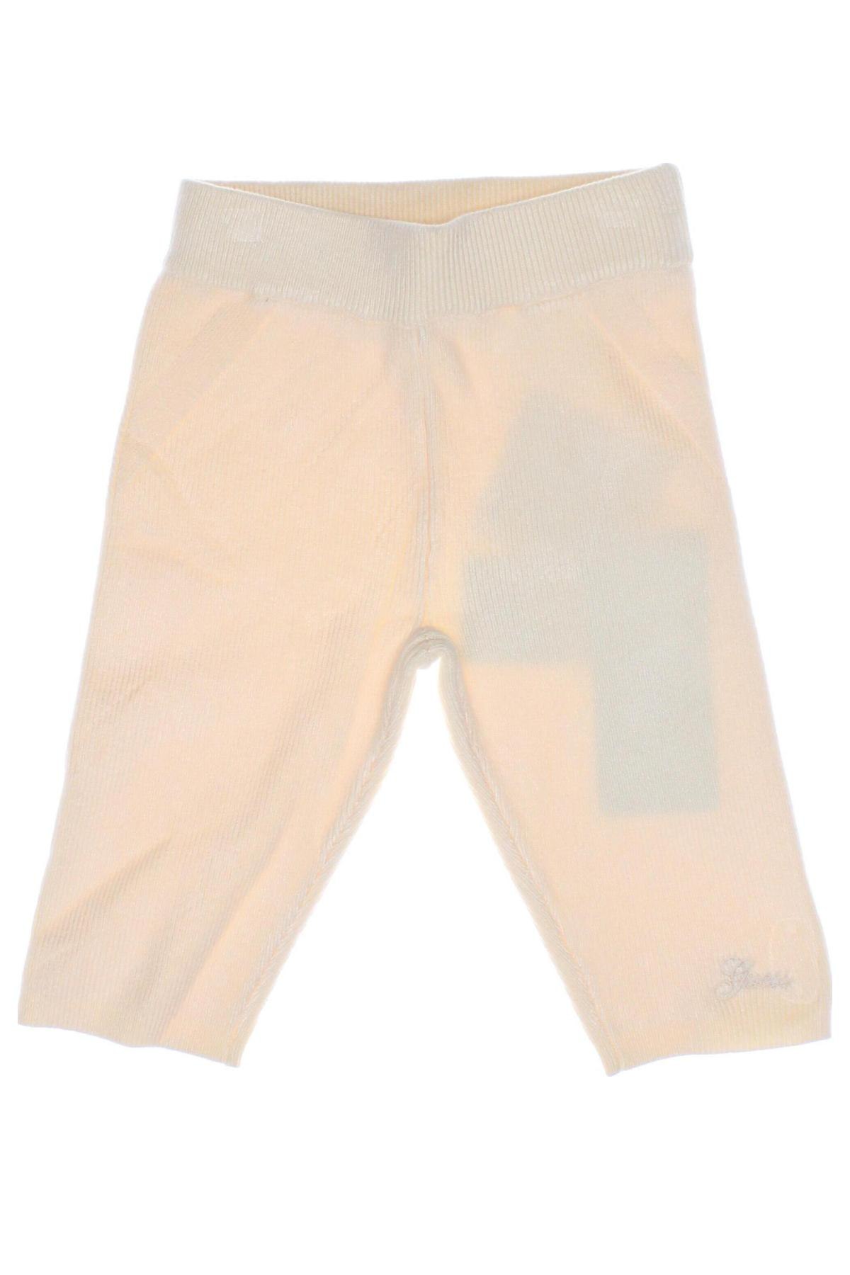 Dziecięce spodnie Guess, Rozmiar 3-6m/ 62-68 cm, Kolor ecru, Cena 133,86 zł