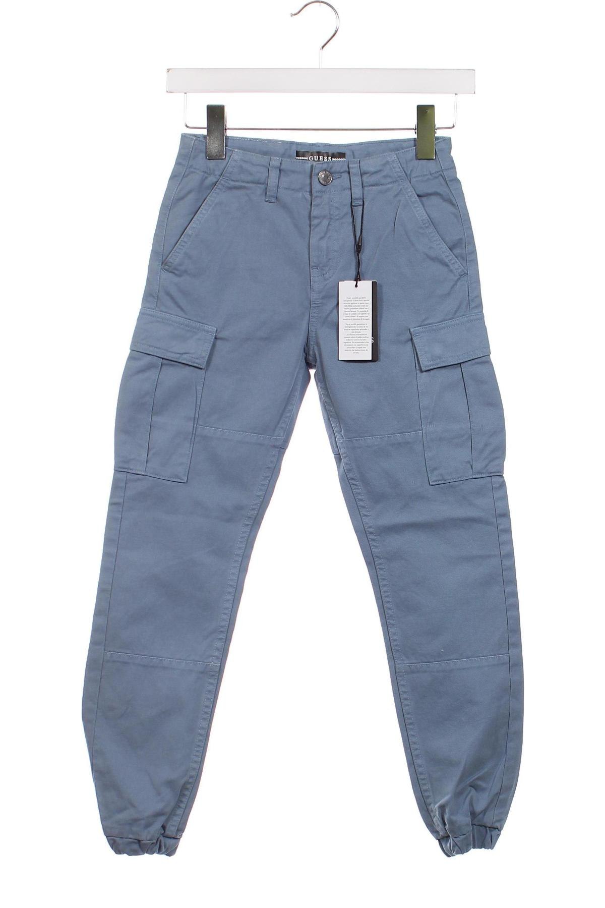 Παιδικό παντελόνι Guess, Μέγεθος 7-8y/ 128-134 εκ., Χρώμα Μπλέ, Τιμή 47,94 €