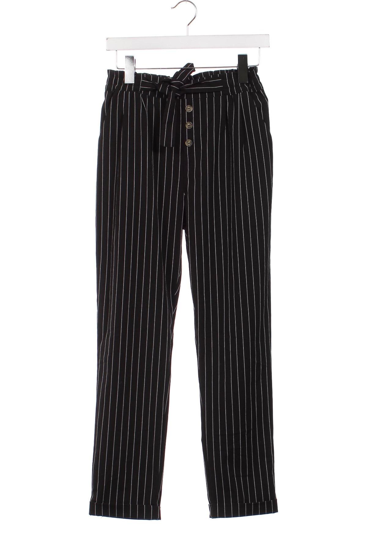 Детски панталон H&M, Размер 14-15y/ 168-170 см, Цвят Черен, Цена 8,61 лв.