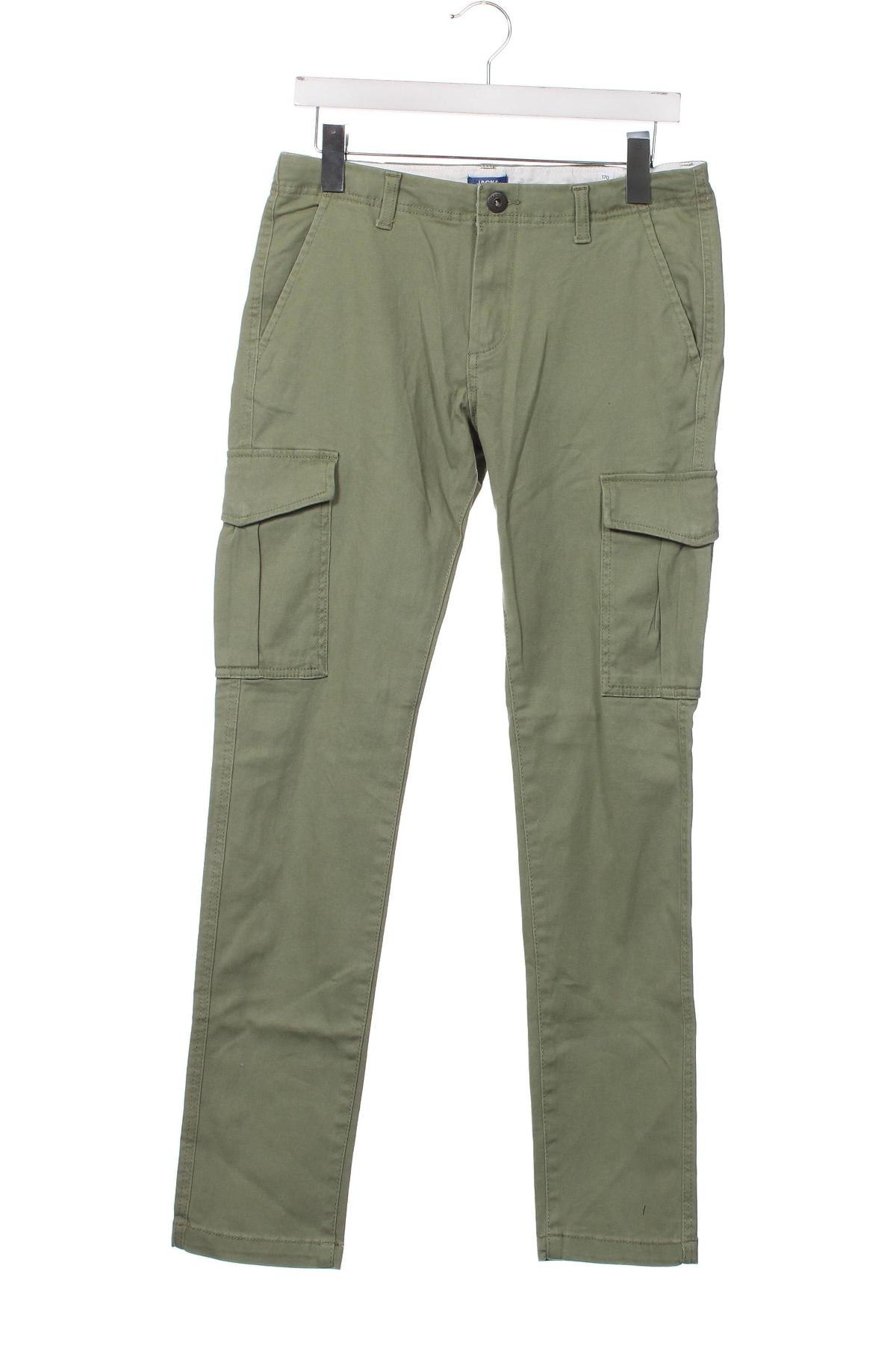 Dětské kalhoty  Jack & Jones, Velikost 14-15y/ 168-170 cm, Barva Zelená, Cena  986,00 Kč