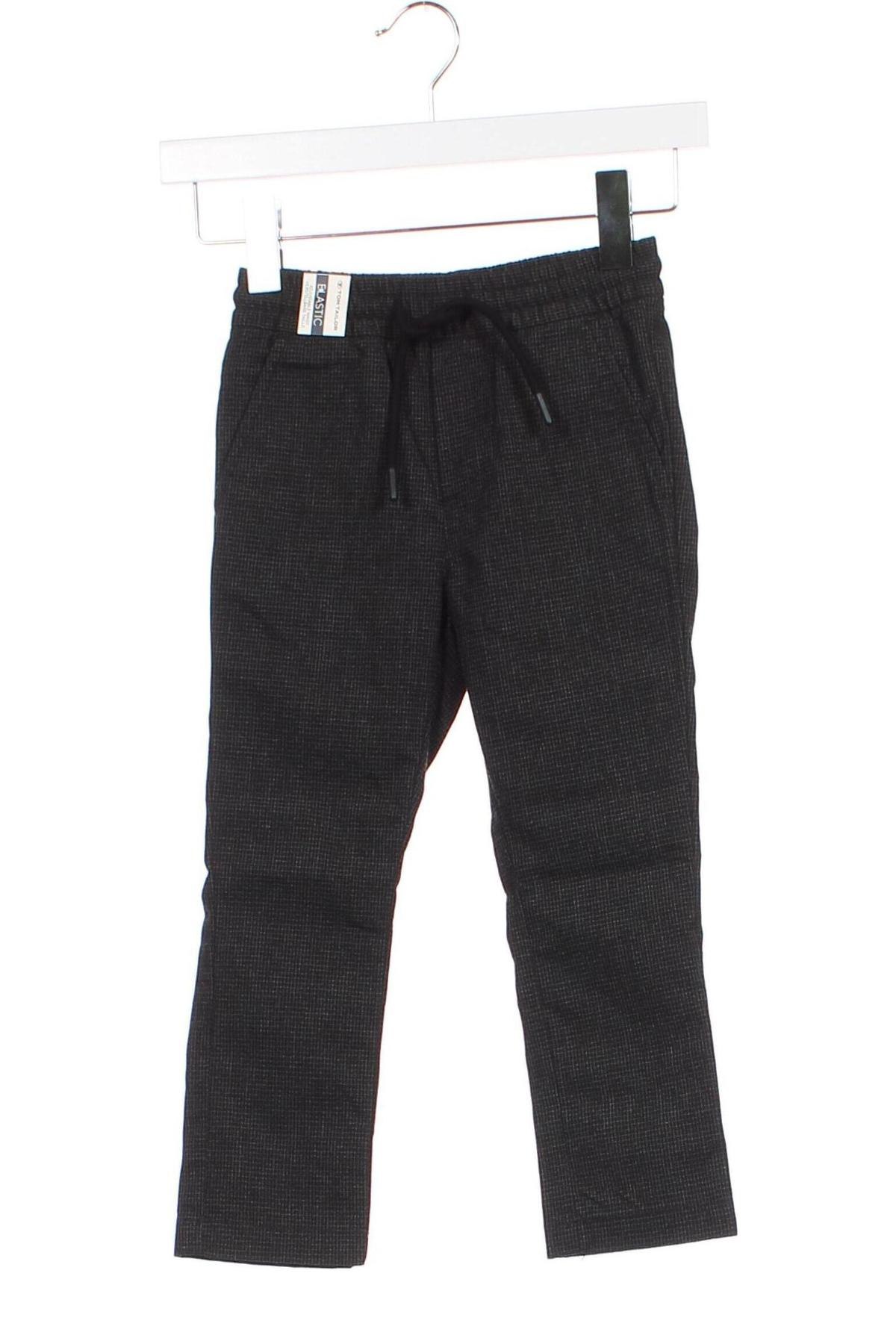 Детски панталон Tom Tailor, Размер 3-4y/ 104-110 см, Цвят Черен, Цена 68,00 лв.