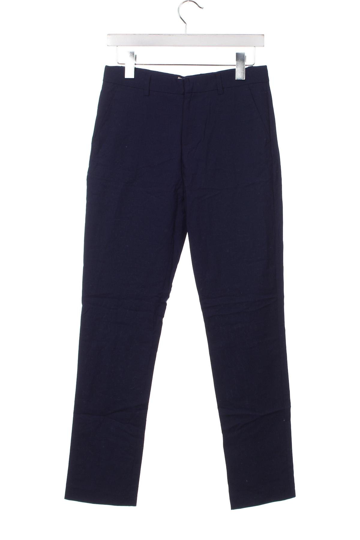 Детски панталон Zara, Размер 13-14y/ 164-168 см, Цвят Син, Цена 8,96 лв.