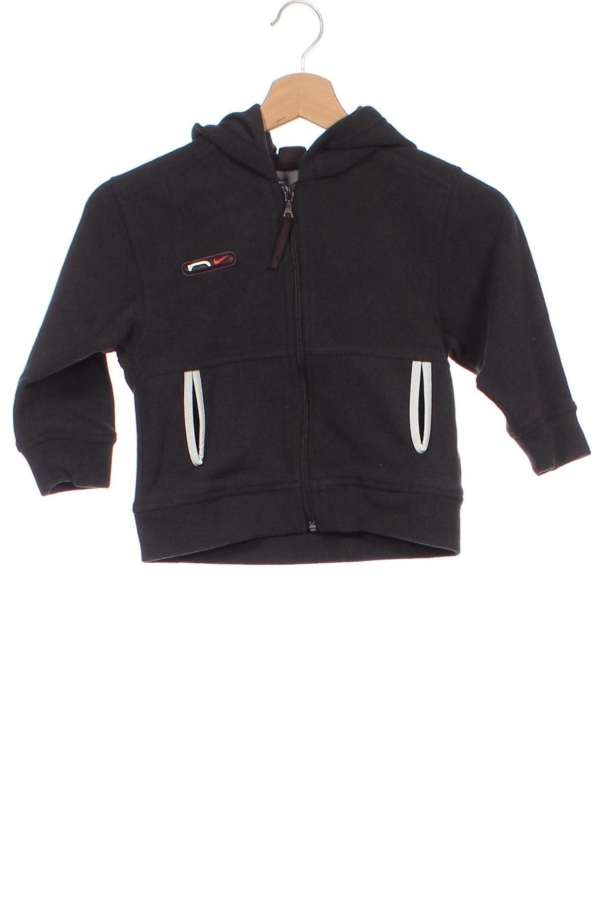 Kinder Fleece Sweatshirt Nike, Größe 2-3y/ 98-104 cm, Farbe Schwarz, Preis 25,26 €