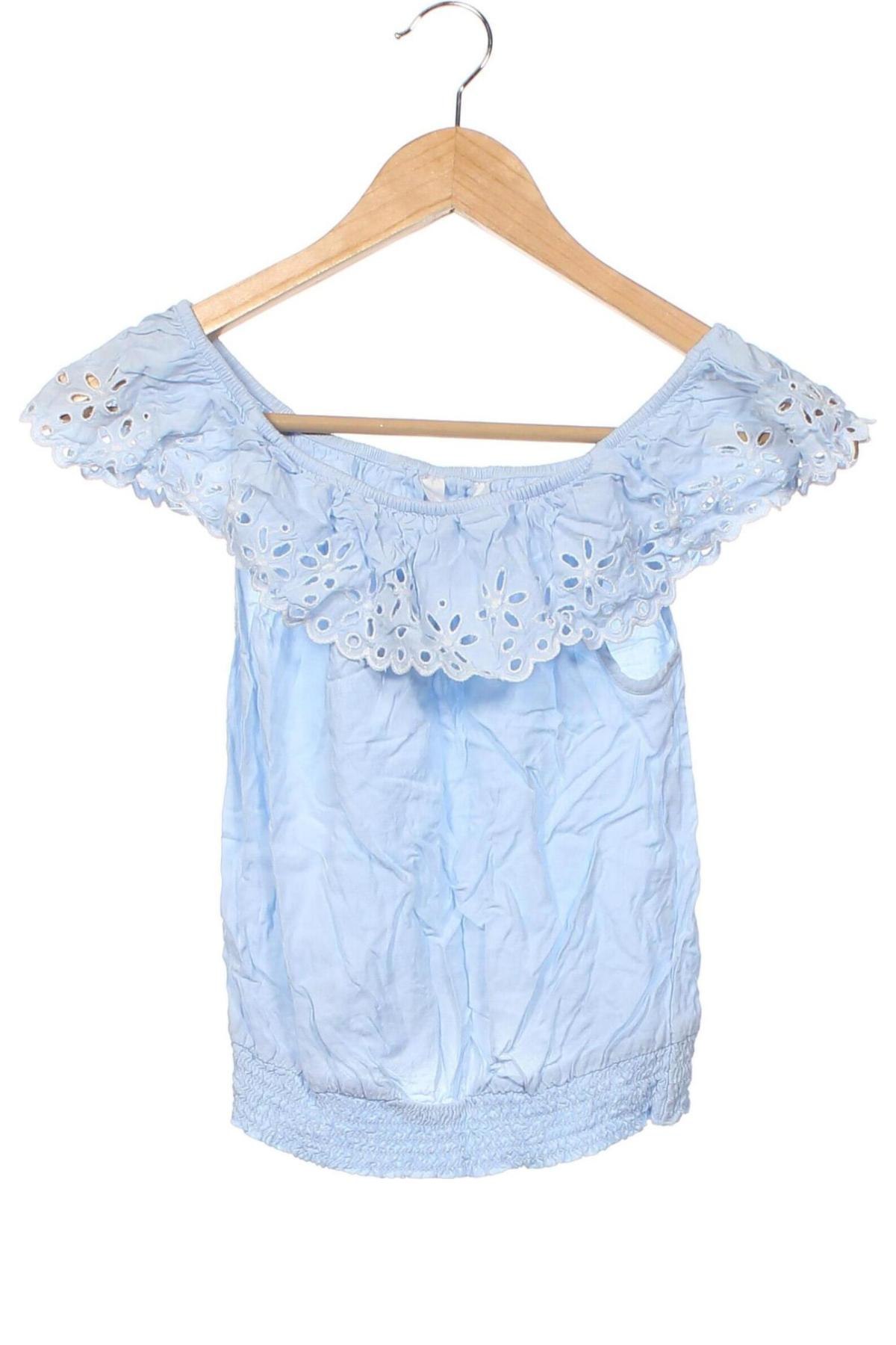 Μπλουζάκι αμάνικο παιδικό H&M, Μέγεθος 11-12y/ 152-158 εκ., Χρώμα Μπλέ, Τιμή 1,89 €