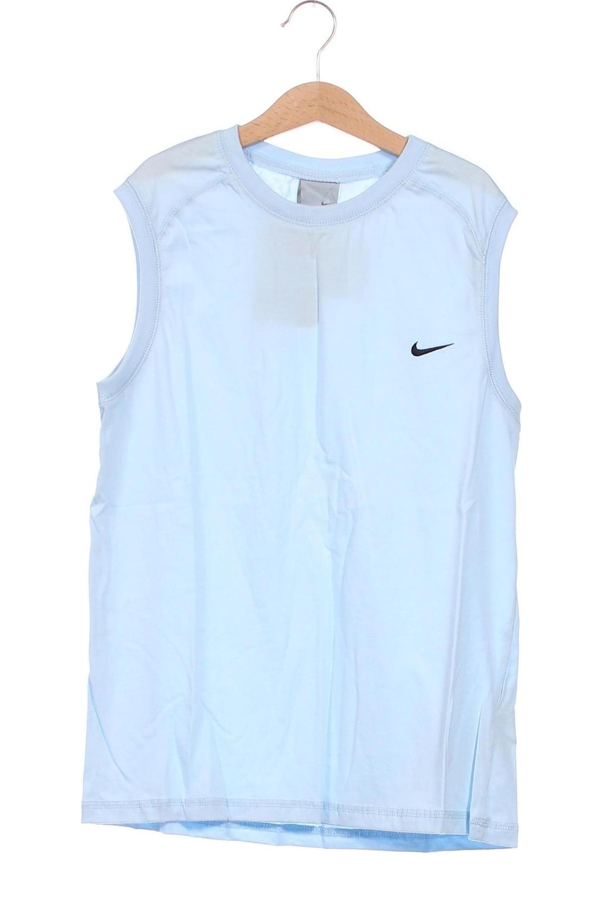 Μπλουζάκι αμάνικο παιδικό Nike, Μέγεθος 11-12y/ 152-158 εκ., Χρώμα Μπλέ, Τιμή 12,71 €