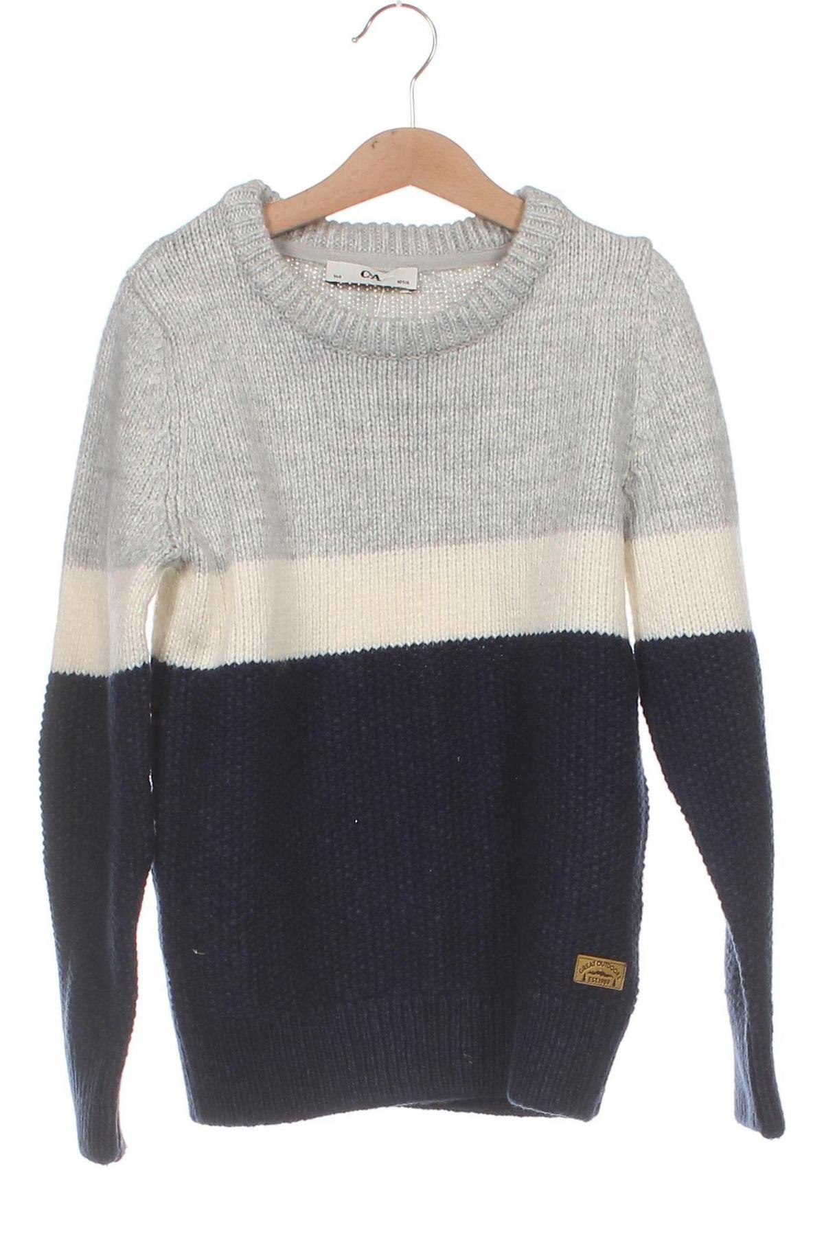 Детски пуловер C&A, Размер 9-10y/ 140-146 см, Цвят Многоцветен, Цена 8,09 лв.