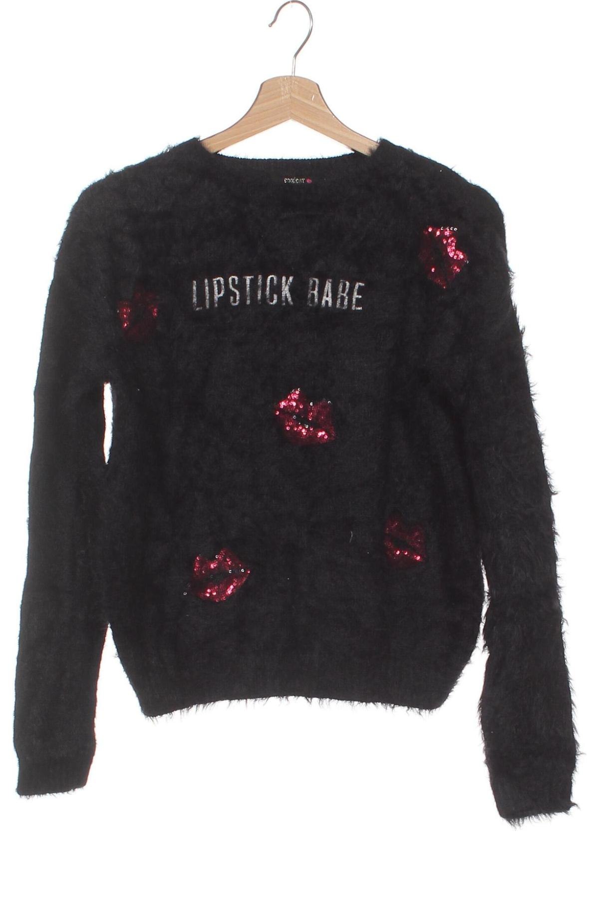 Детски пуловер CoolCat, Размер 12-13y/ 158-164 см, Цвят Черен, Цена 8,36 лв.
