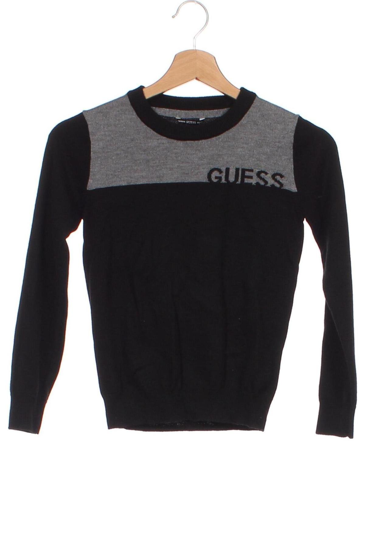 Παιδικό πουλόβερ Guess, Μέγεθος 7-8y/ 128-134 εκ., Χρώμα Μαύρο, Τιμή 47,94 €