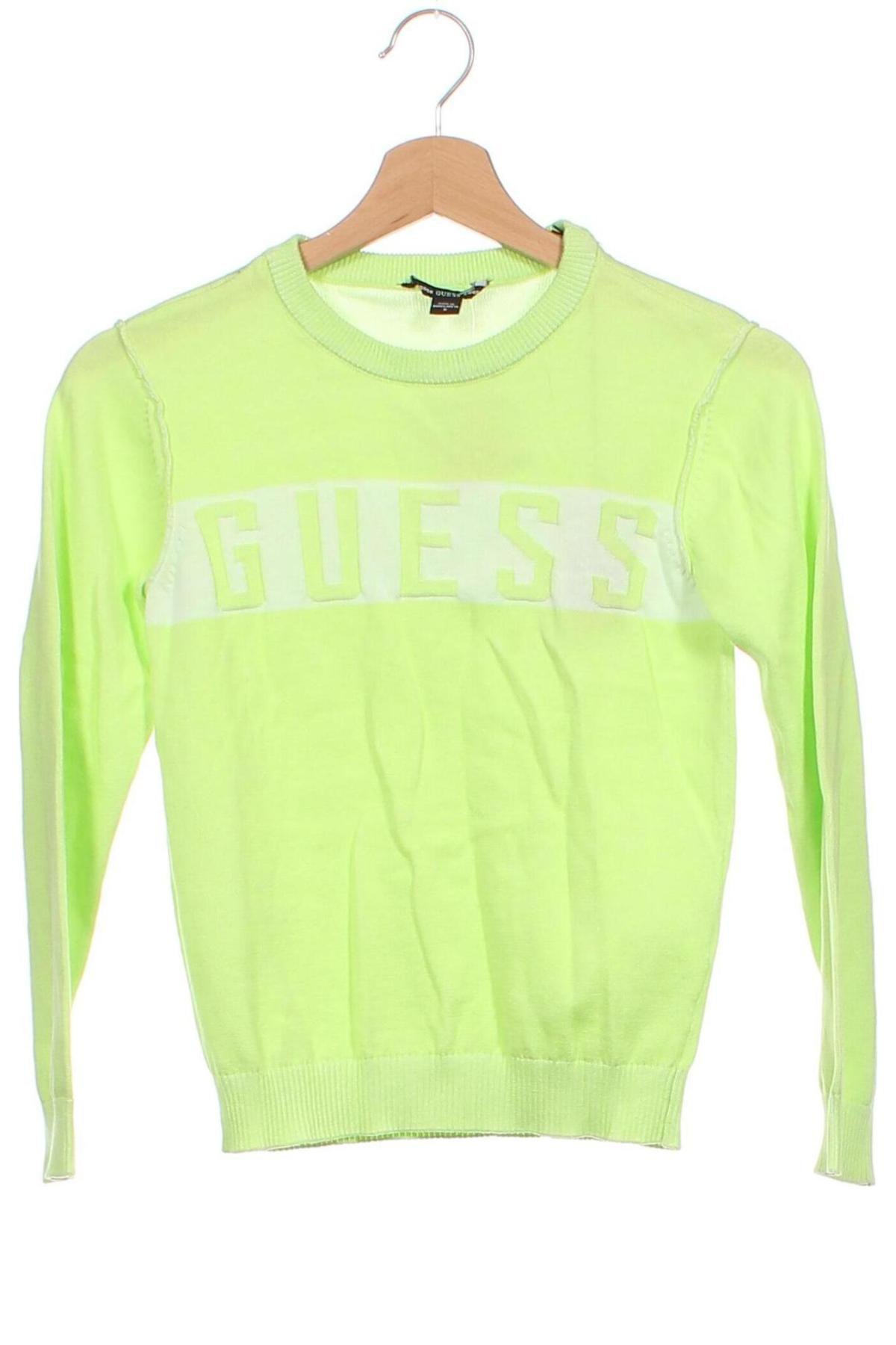 Παιδικό πουλόβερ Guess, Μέγεθος 7-8y/ 128-134 εκ., Χρώμα Πράσινο, Τιμή 47,94 €