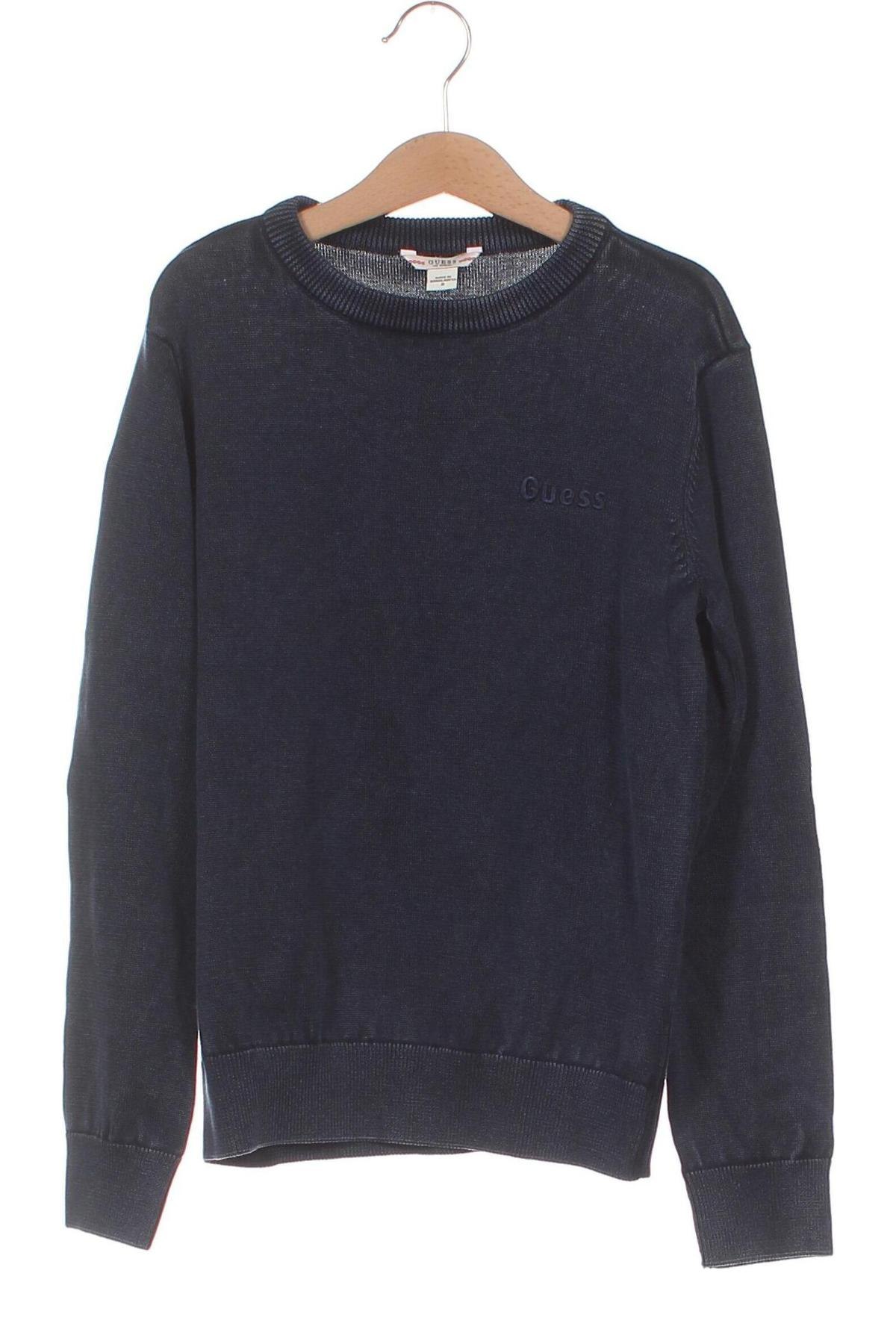 Детски пуловер Guess, Размер 8-9y/ 134-140 см, Цвят Син, Цена 93,00 лв.