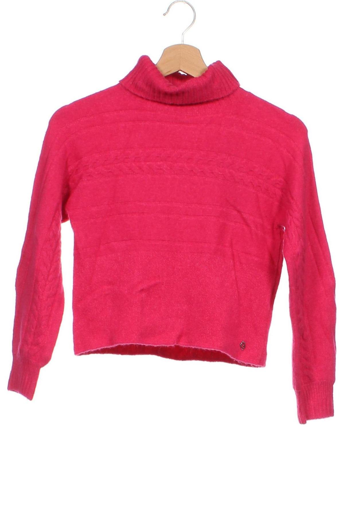 Dziecięcy sweter Guess, Rozmiar 7-8y/ 128-134 cm, Kolor Różowy, Cena 133,86 zł