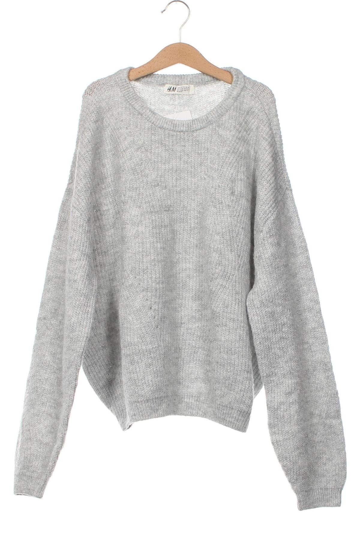 Παιδικό πουλόβερ H&M, Μέγεθος 12-13y/ 158-164 εκ., Χρώμα Γκρί, Τιμή 4,73 €