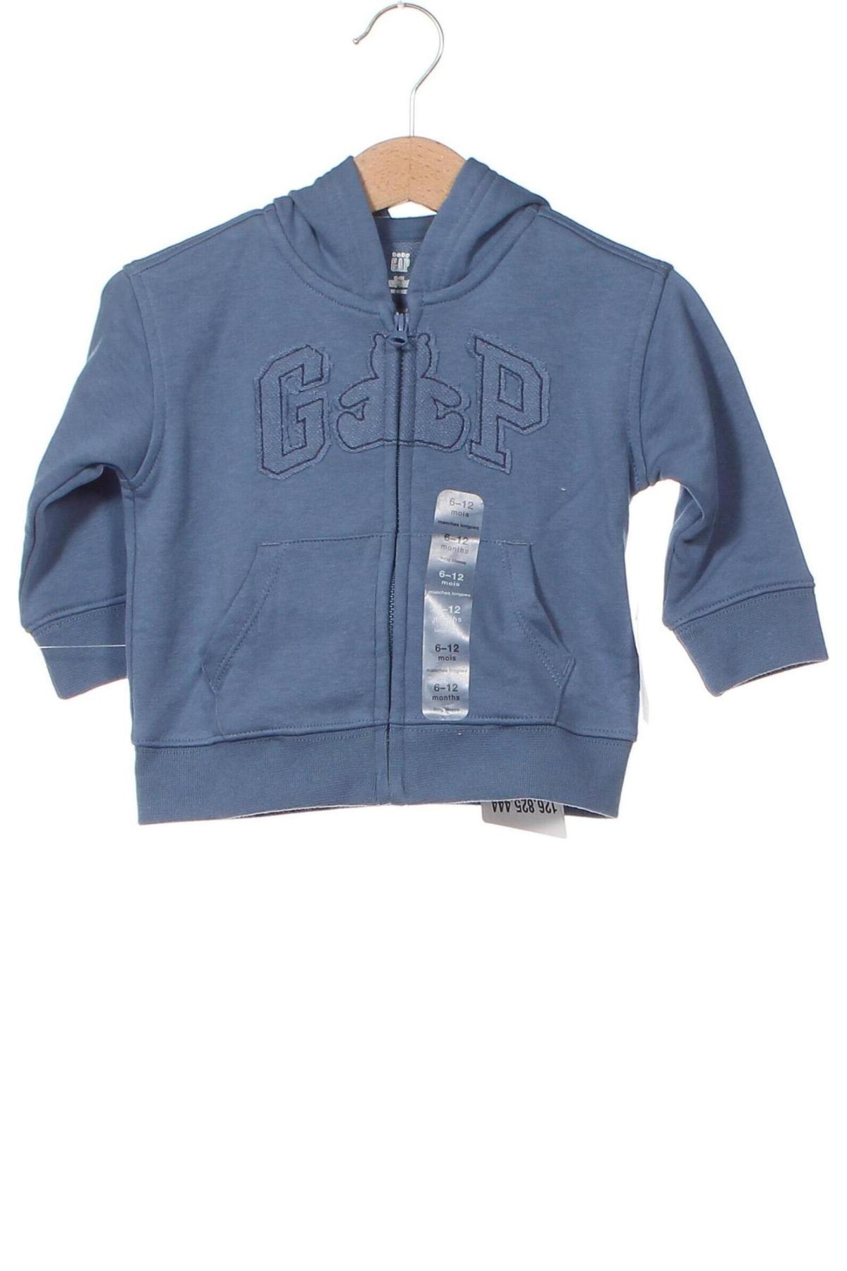 Gyerek sweatshirt Gap, Méret 6-9m / 68-74 cm, Szín Kék, Ár 3 015 Ft