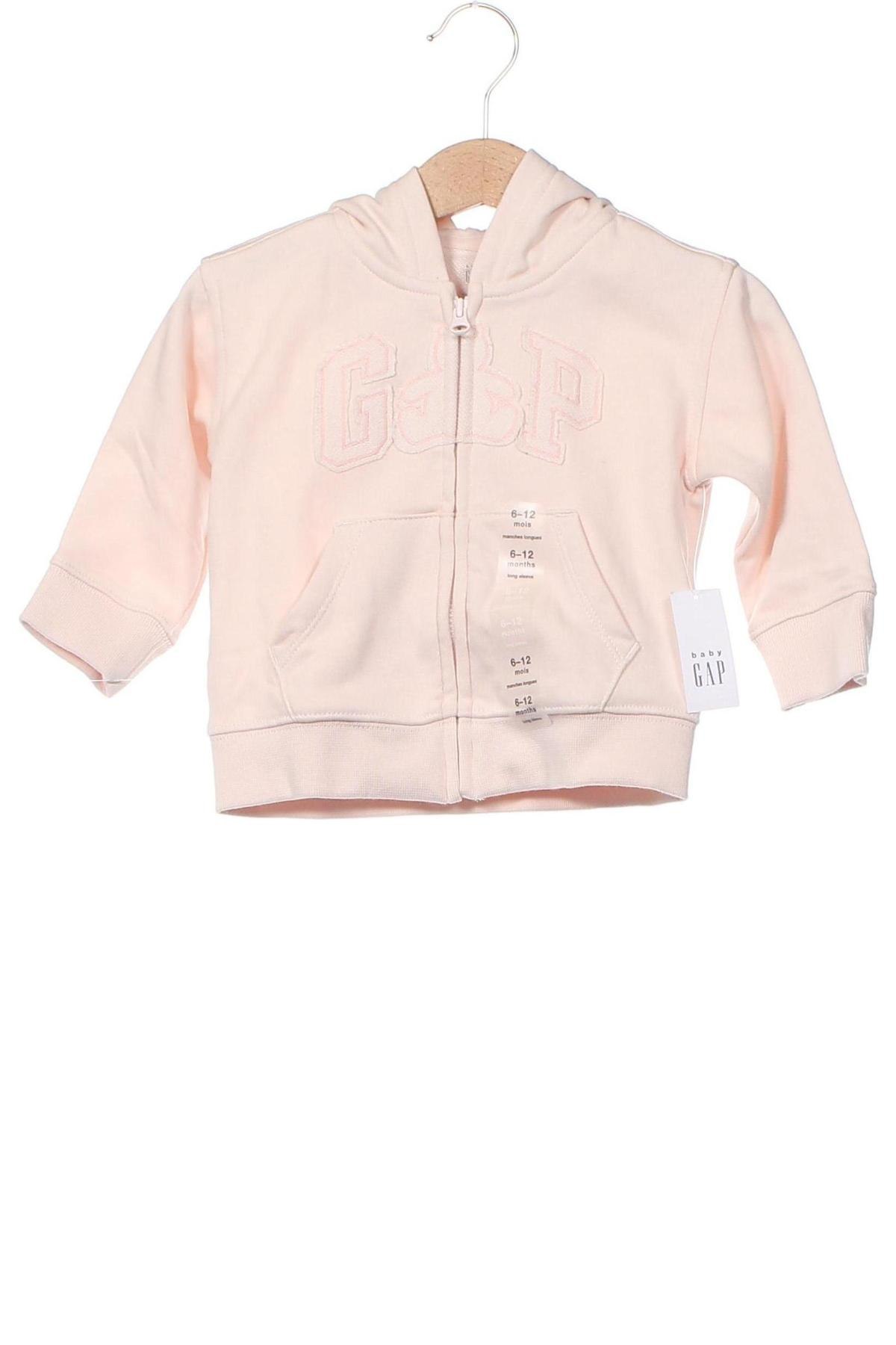 Gyerek sweatshirt Gap, Méret 6-9m / 68-74 cm, Szín Rózsaszín, Ár 3 015 Ft