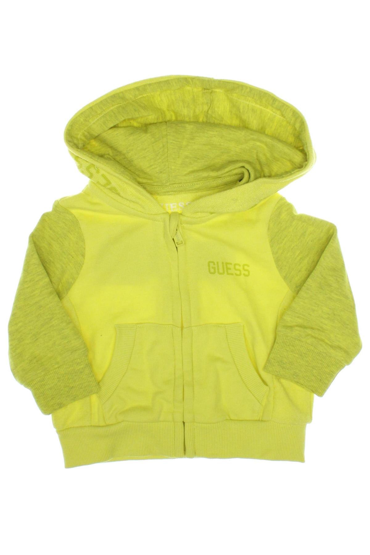 Dziecięca bluza Guess, Rozmiar 3-6m/ 62-68 cm, Kolor Żółty, Cena 166,24 zł