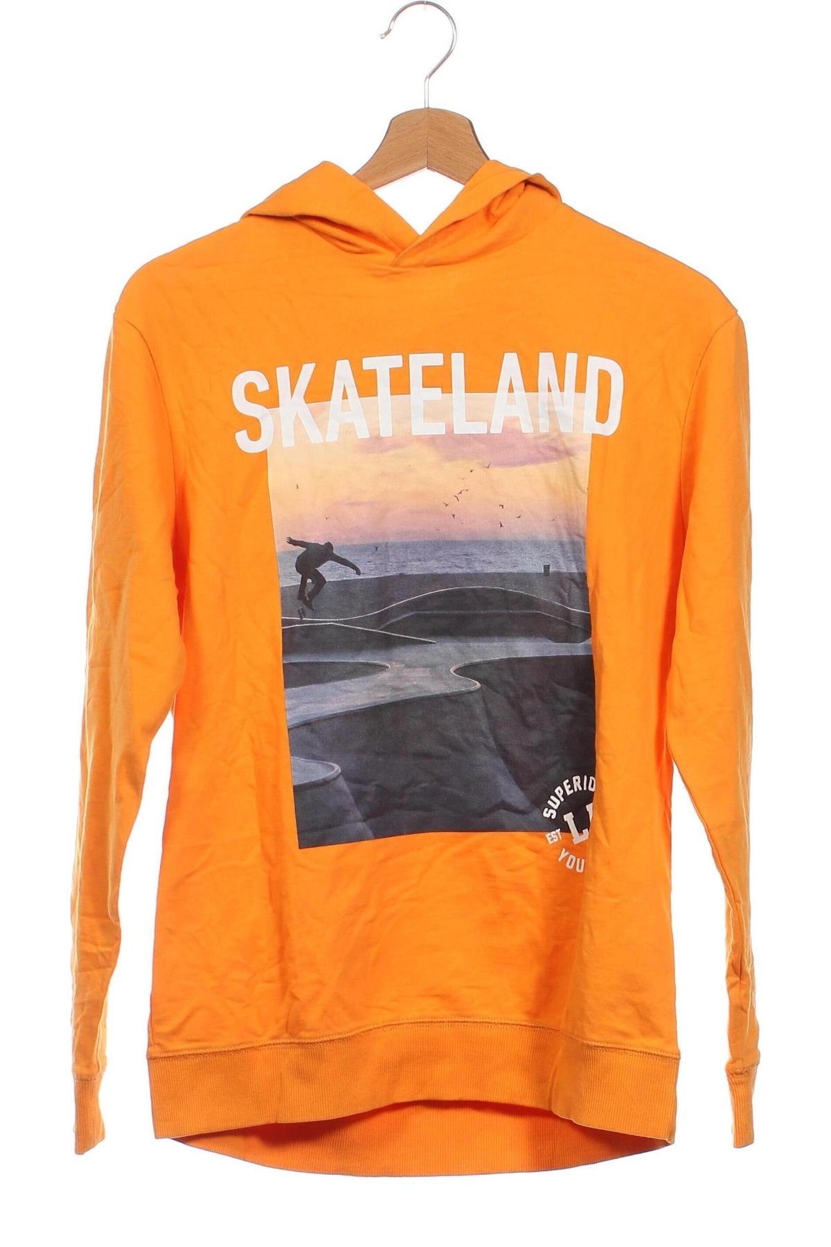 Kinder Sweatshirts H&M, Größe 14-15y/ 168-170 cm, Farbe Orange, Preis 15,31 €