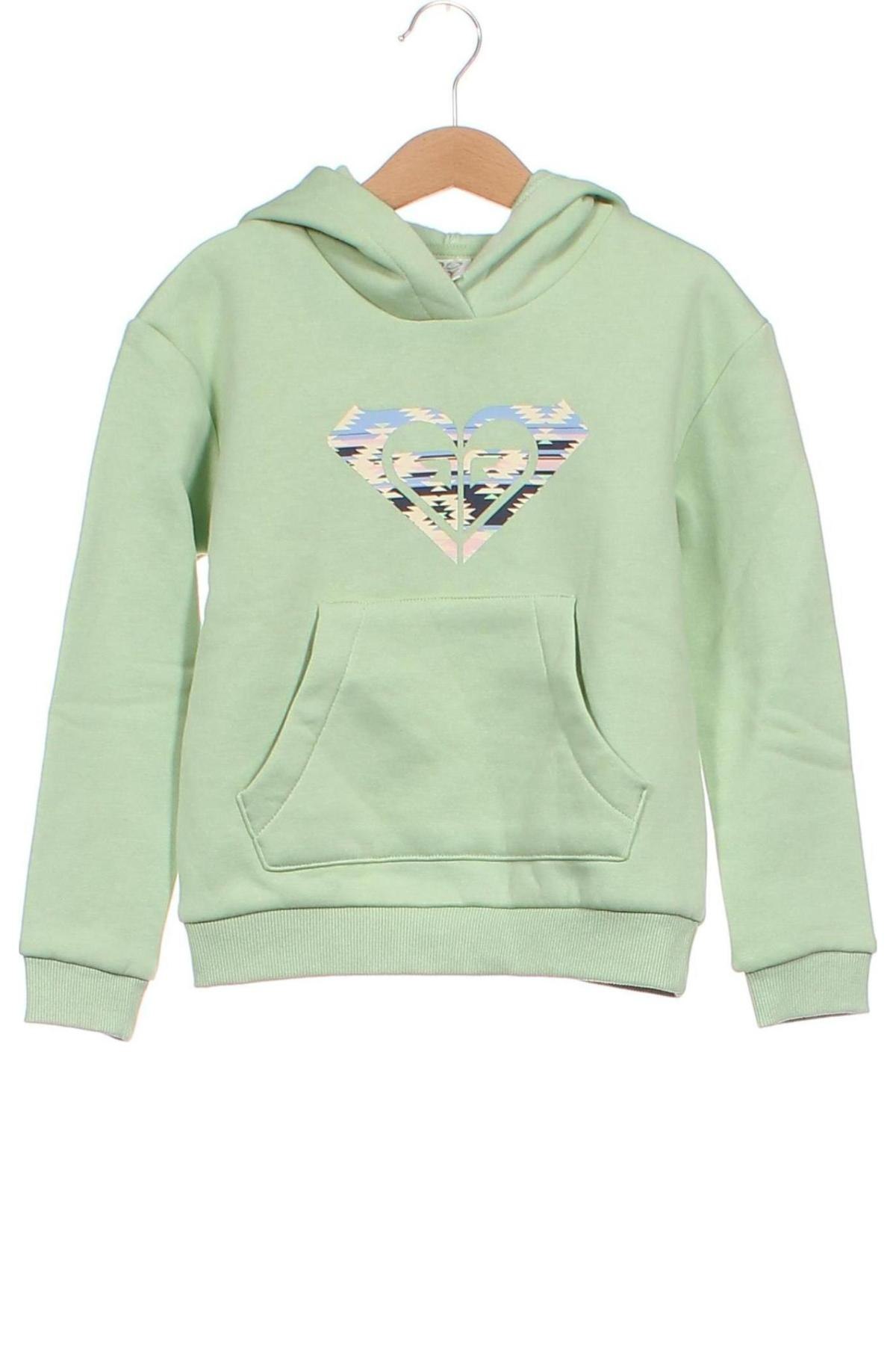 Gyerek sweatshirt Roxy, Méret 5-6y / 116-122 cm, Szín Zöld, Ár 7 763 Ft