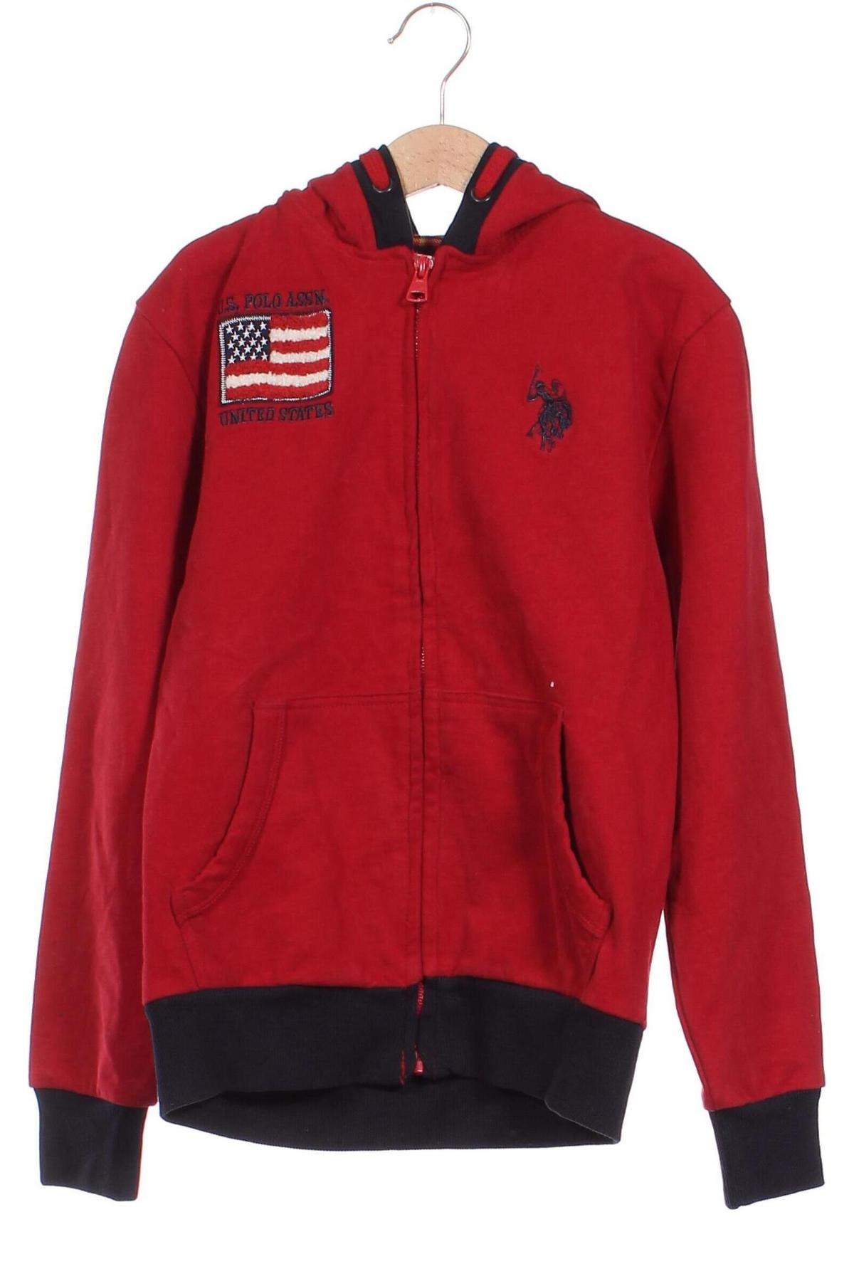 Kinder Sweatshirts U.S. Polo Assn., Größe 10-11y/ 146-152 cm, Farbe Rot, Preis € 43,64