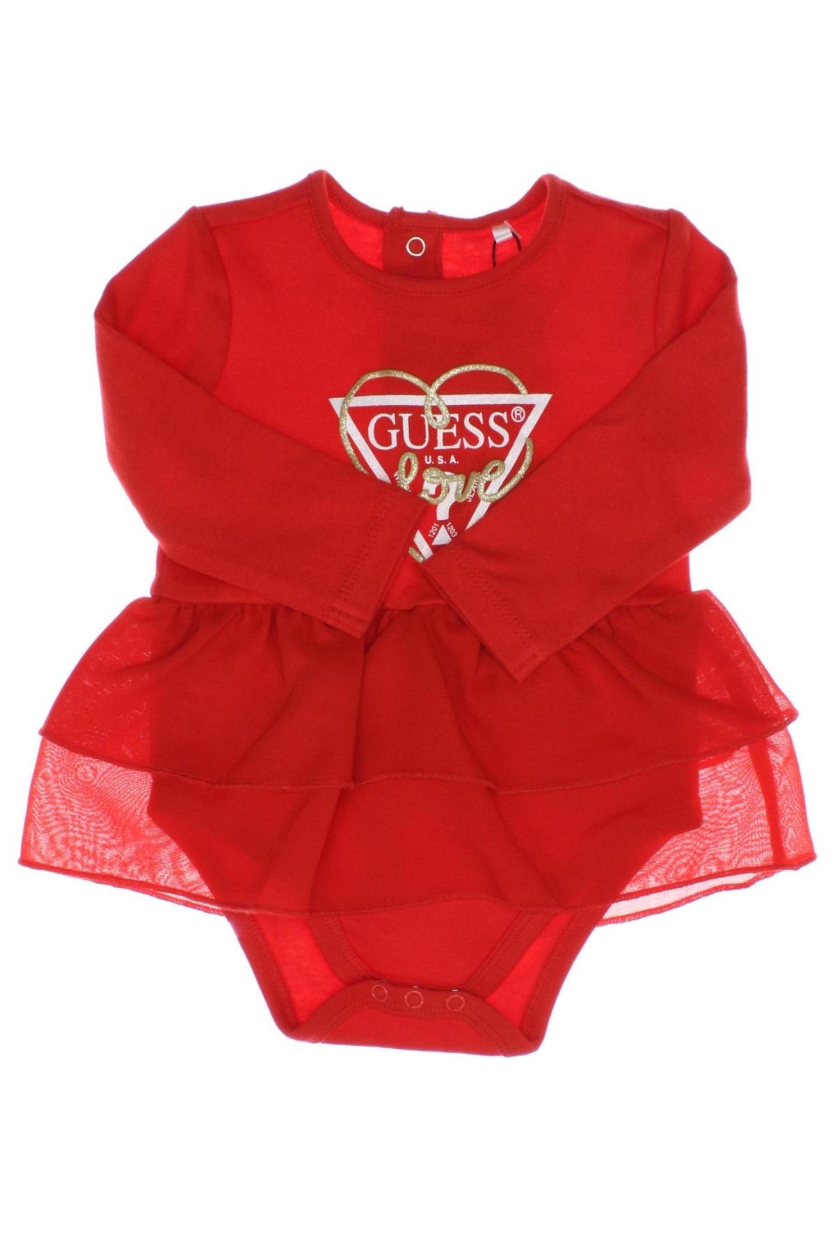 Παιδικό κορμάκι Guess, Μέγεθος 1-2m/ 50-56 εκ., Χρώμα Κόκκινο, Τιμή 39,69 €