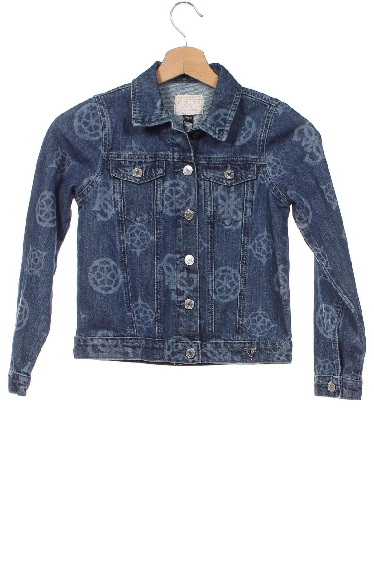 Detská džínsová bunda  Guess, Veľkosť 7-8y/ 128-134 cm, Farba Modrá, Cena  102,58 €