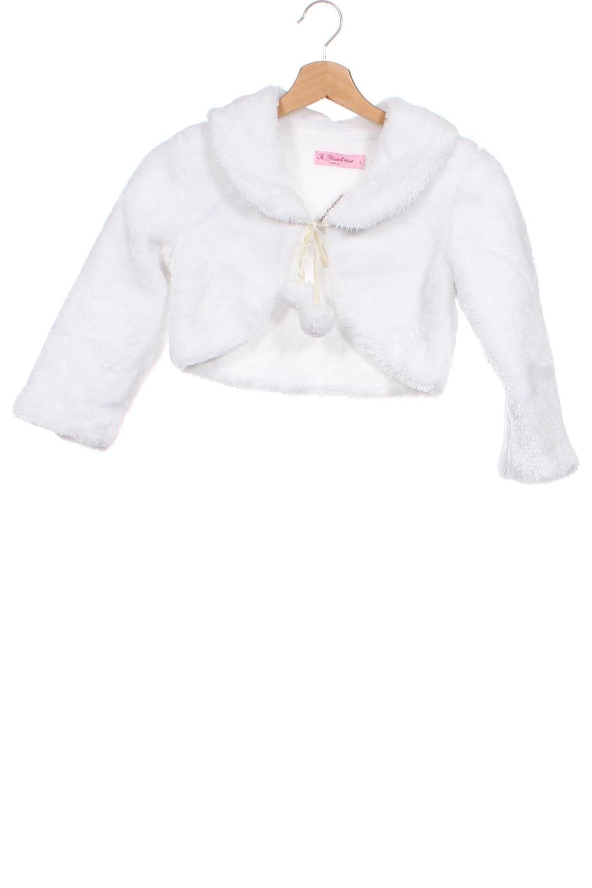 Детско палто, Размер 8-9y/ 134-140 см, Цвят Бял, Цена 9,92 лв.