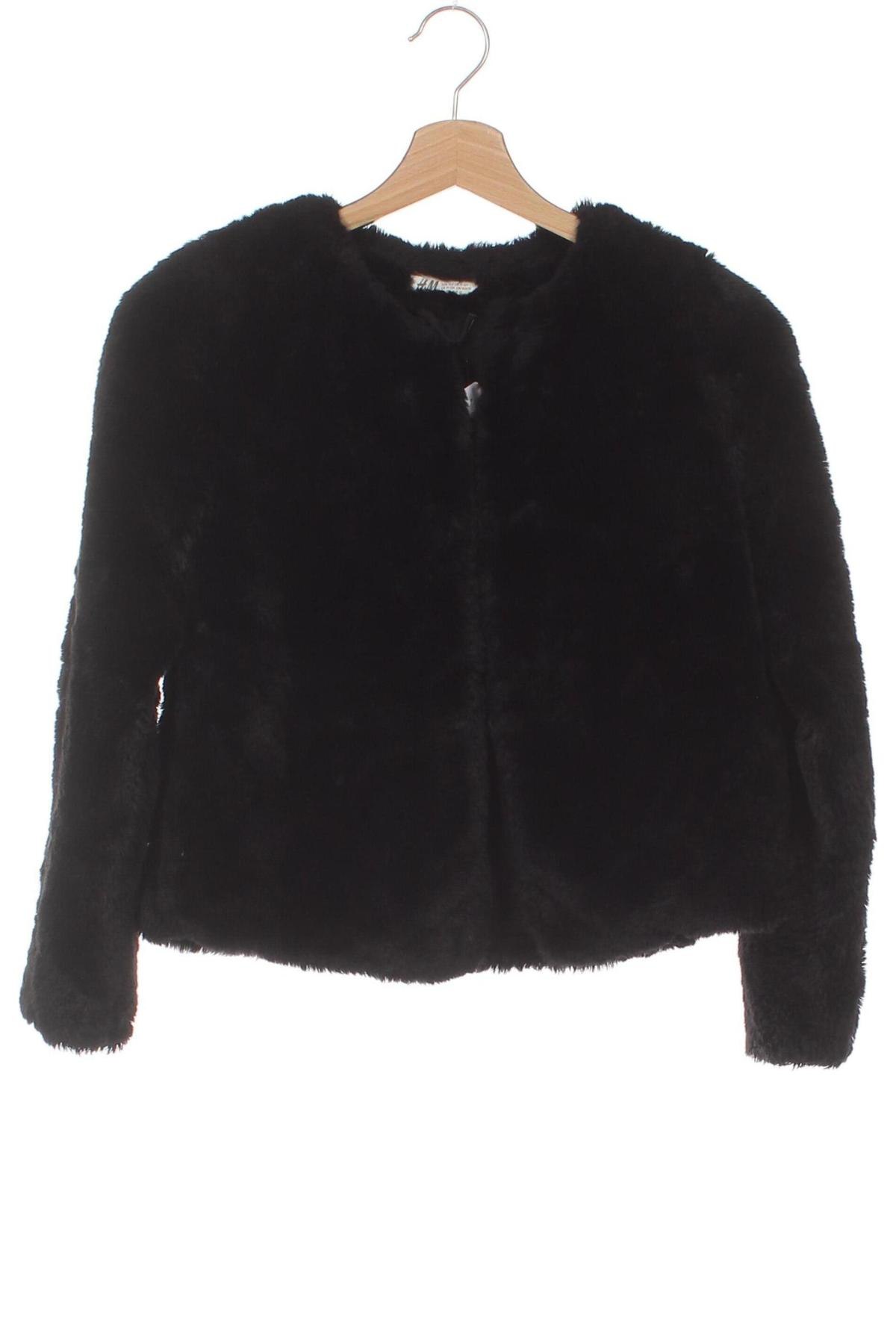 Παιδικό παλτό H&M, Μέγεθος 11-12y/ 152-158 εκ., Χρώμα Μαύρο, Τιμή 9,47 €