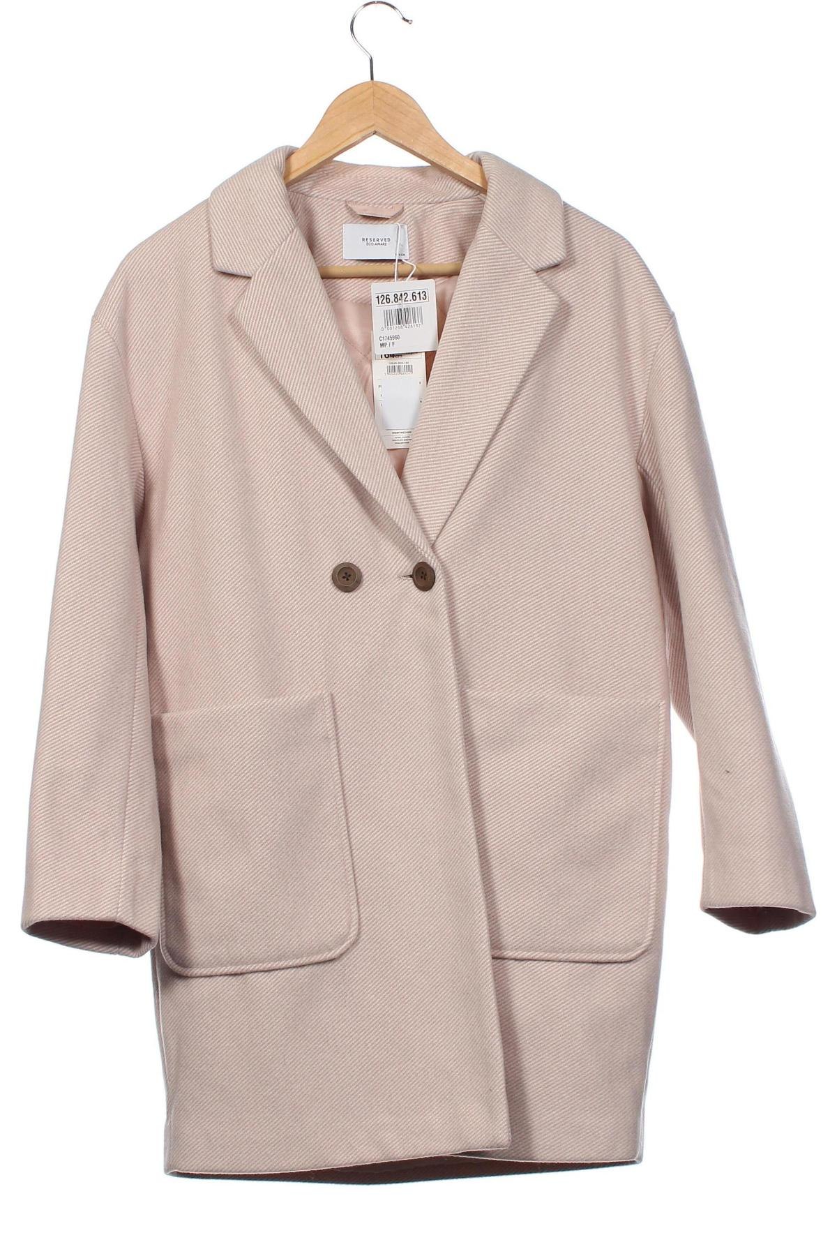 Παιδικό παλτό Reserved, Μέγεθος 12-13y/ 158-164 εκ., Χρώμα Ρόζ , Τιμή 26,88 €