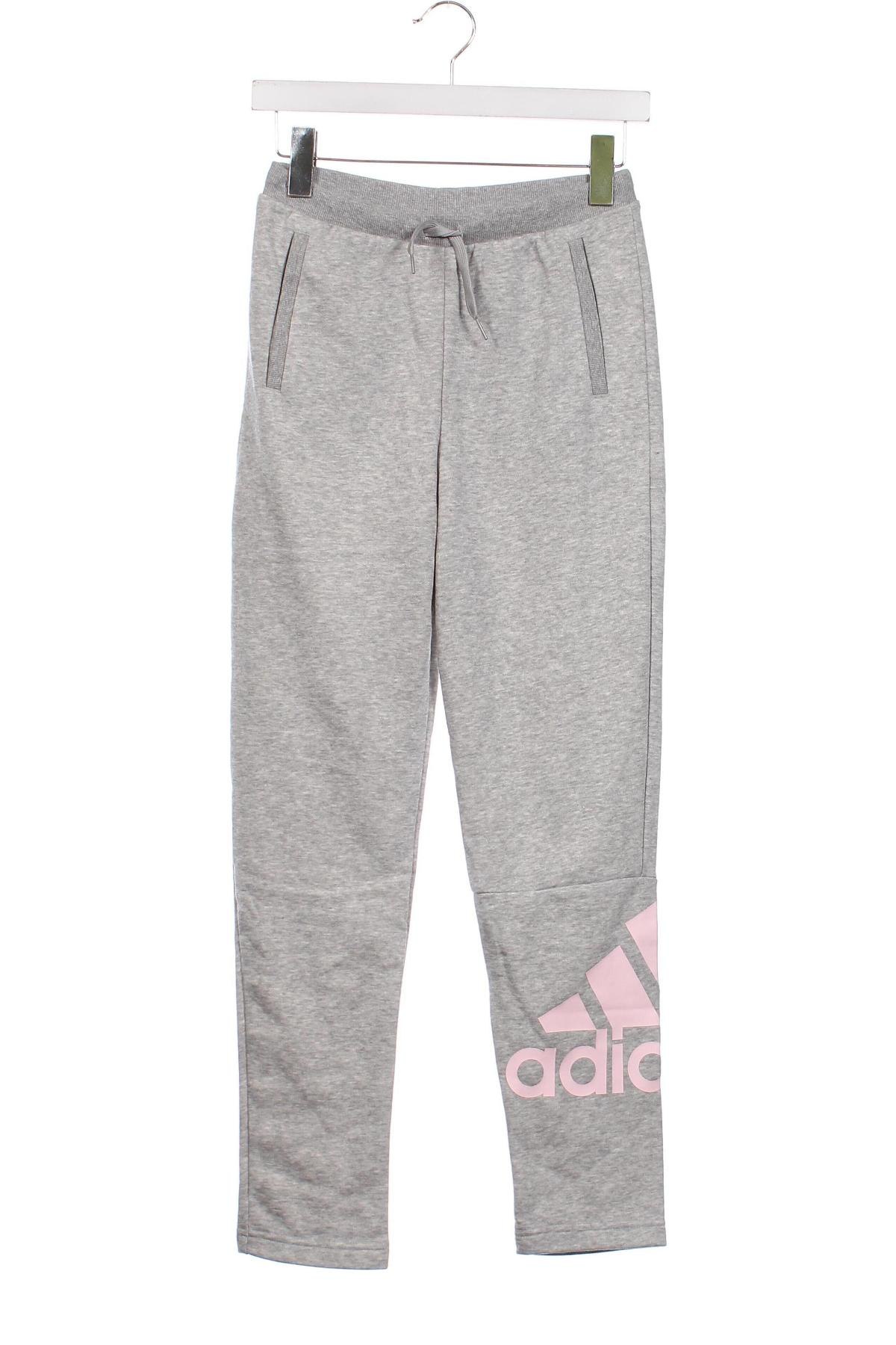 Kinder Sporthose Adidas, Größe 11-12y/ 152-158 cm, Farbe Grau, Preis € 16,49