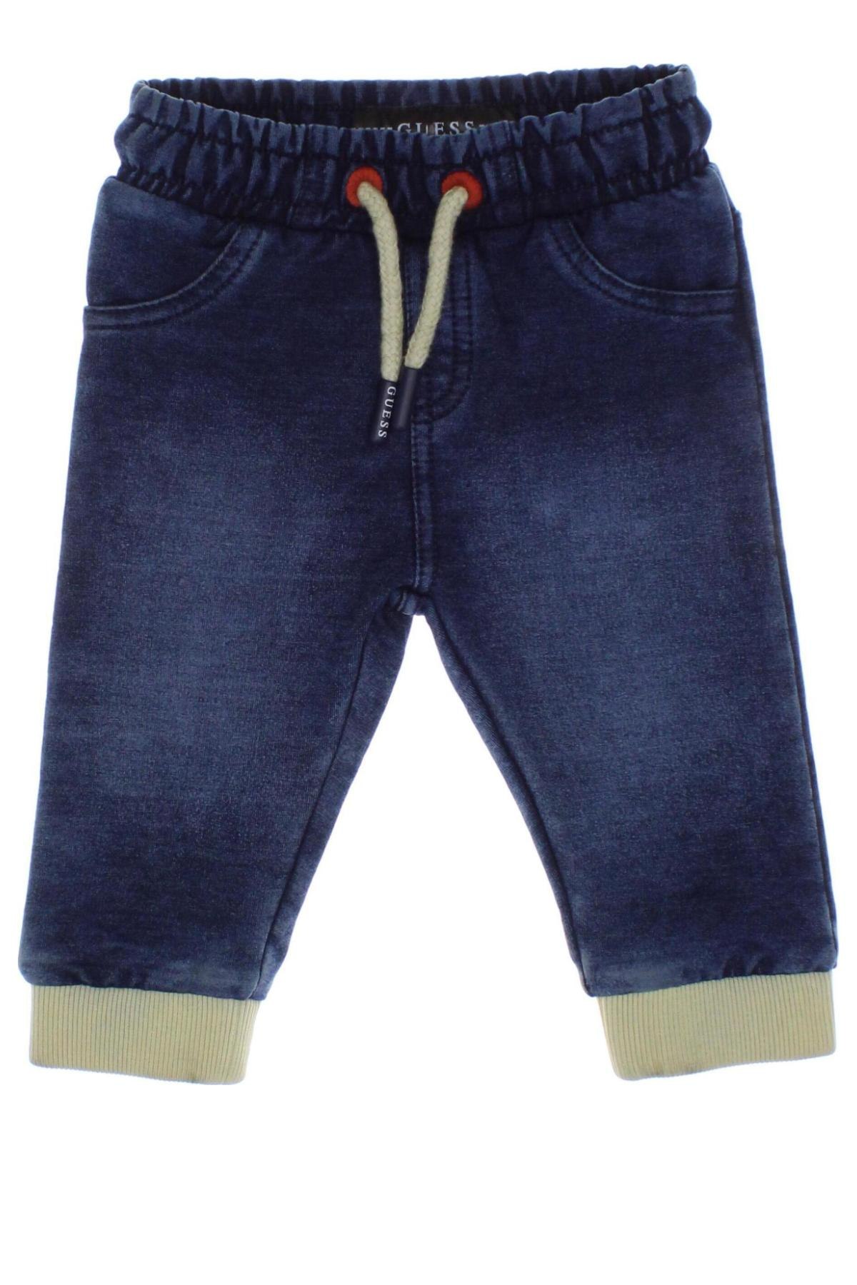 Pantaloni de trening, pentru copii Guess, Mărime 3-6m/ 62-68 cm, Culoare Albastru, Preț 88,42 Lei