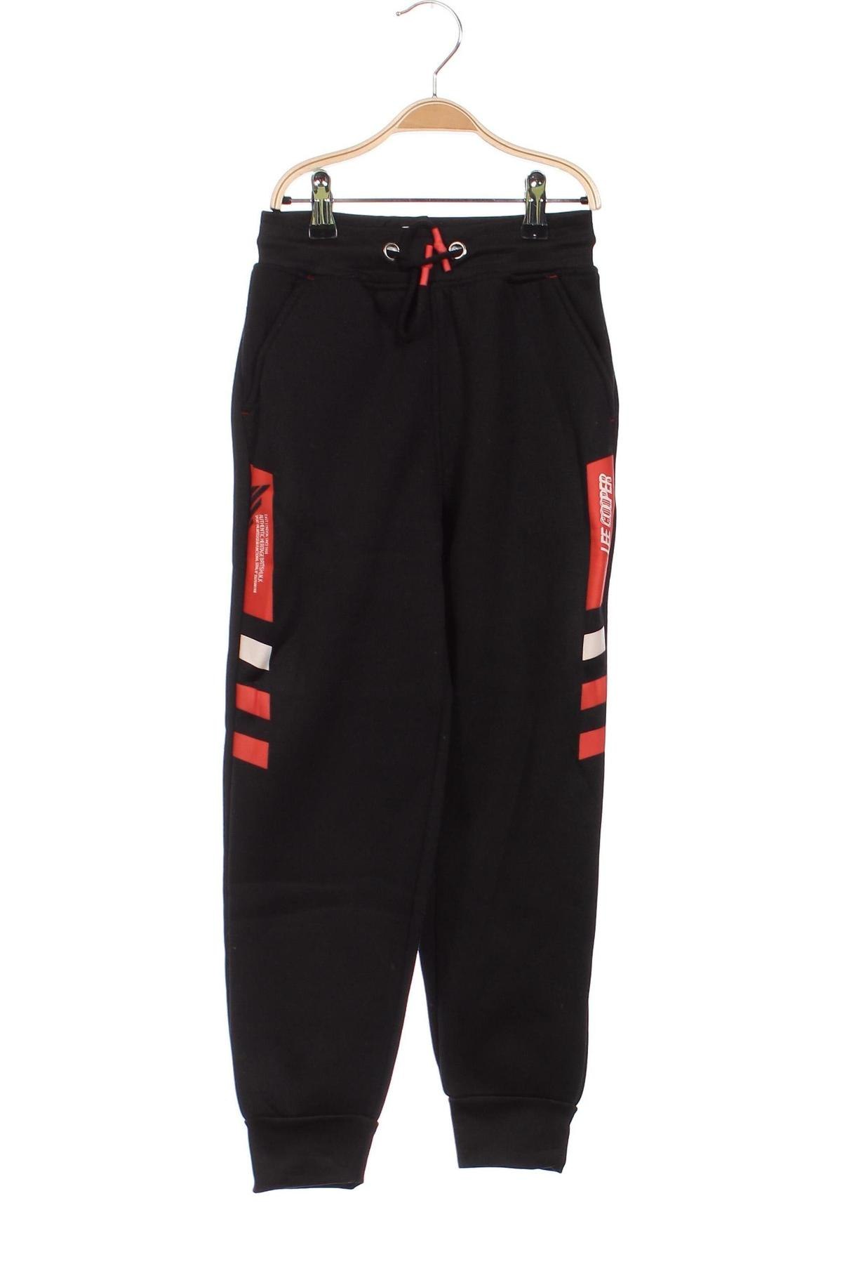 Pantaloni de trening, pentru copii Lee Cooper, Mărime 7-8y/ 128-134 cm, Culoare Negru, Preț 79,58 Lei