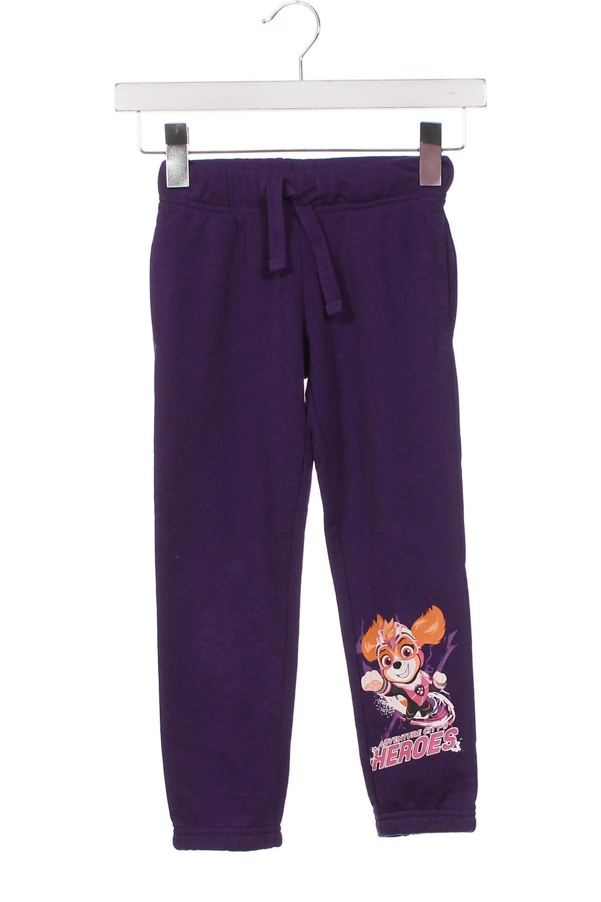 Pantaloni de trening, pentru copii Nickelodeon, Mărime 4-5y/ 110-116 cm, Culoare Mov, Preț 63,78 Lei