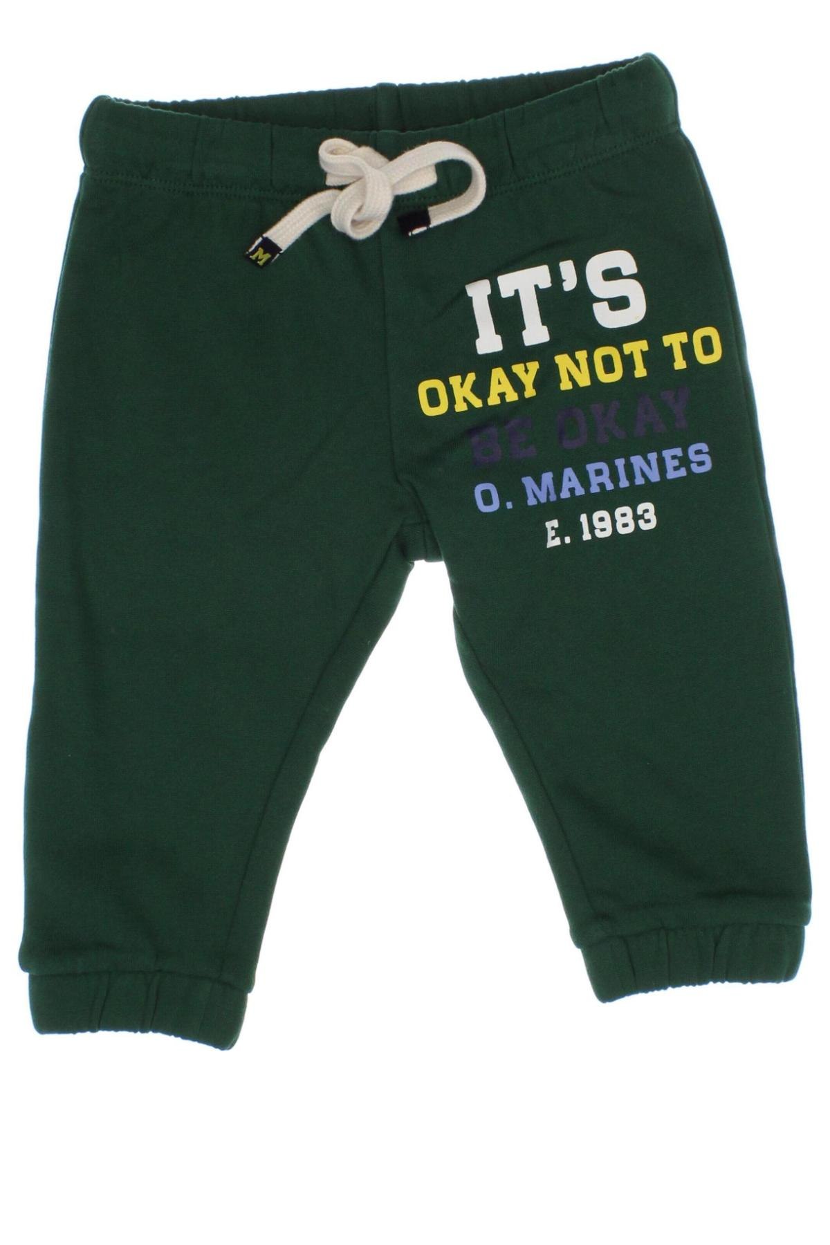 Dziecięce spodnie sportowe Original Marines, Rozmiar 6-9m/ 68-74 cm, Kolor Zielony, Cena 44,78 zł