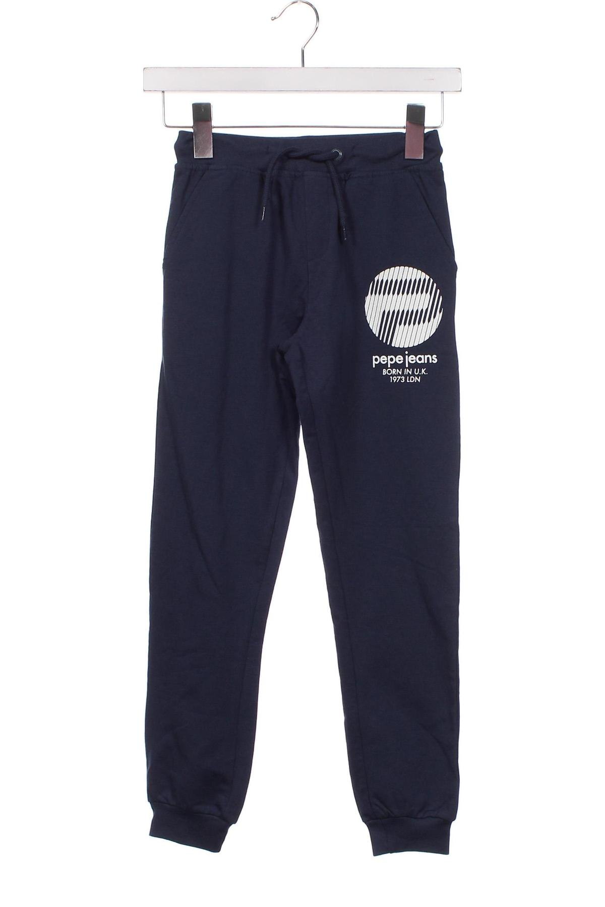 Pantaloni de trening, pentru copii Pepe Jeans, Mărime 7-8y/ 128-134 cm, Culoare Albastru, Preț 220,16 Lei