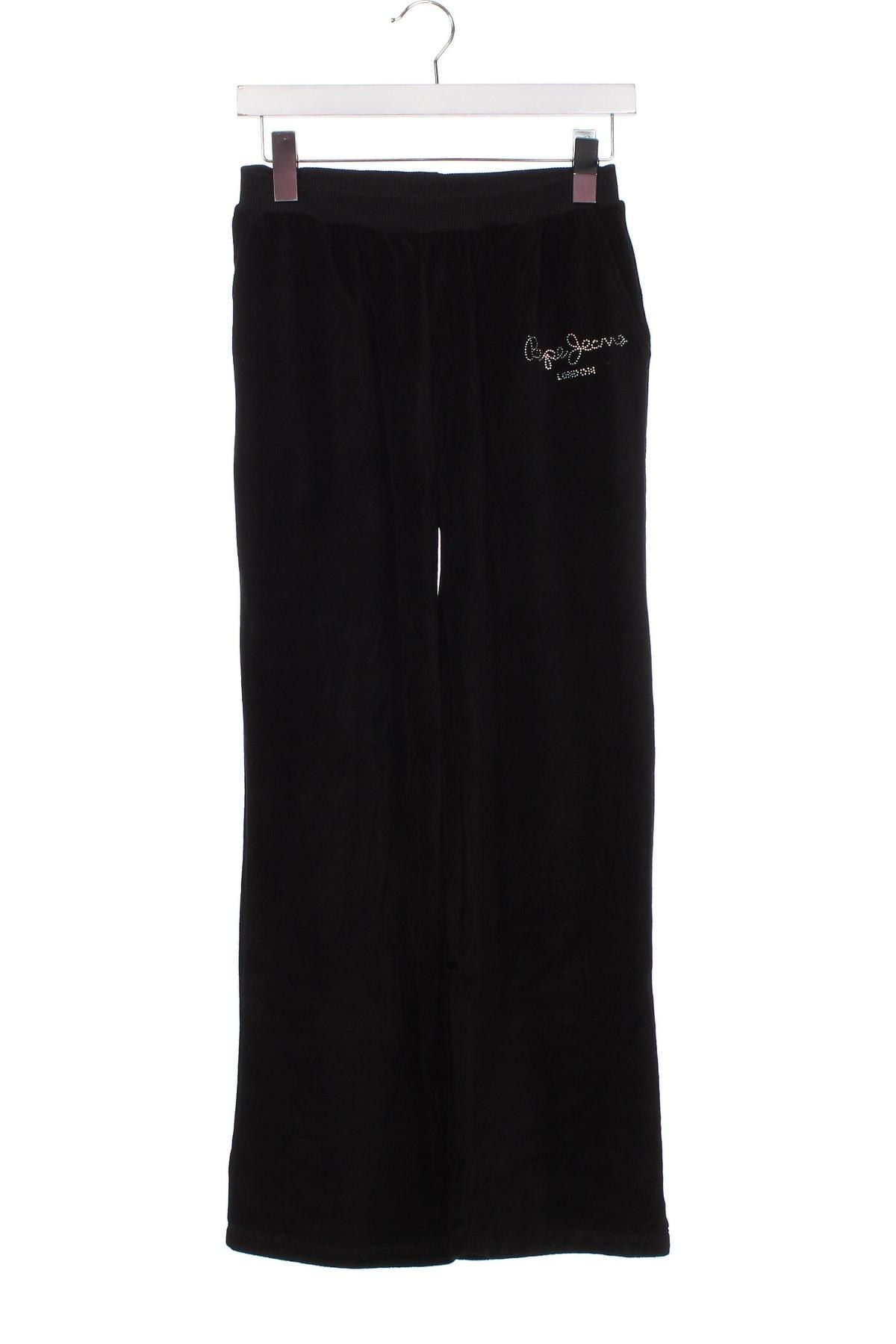 Детско спортно долнище Pepe Jeans, Размер 15-18y/ 170-176 см, Цвят Черен, Цена 29,64 лв.