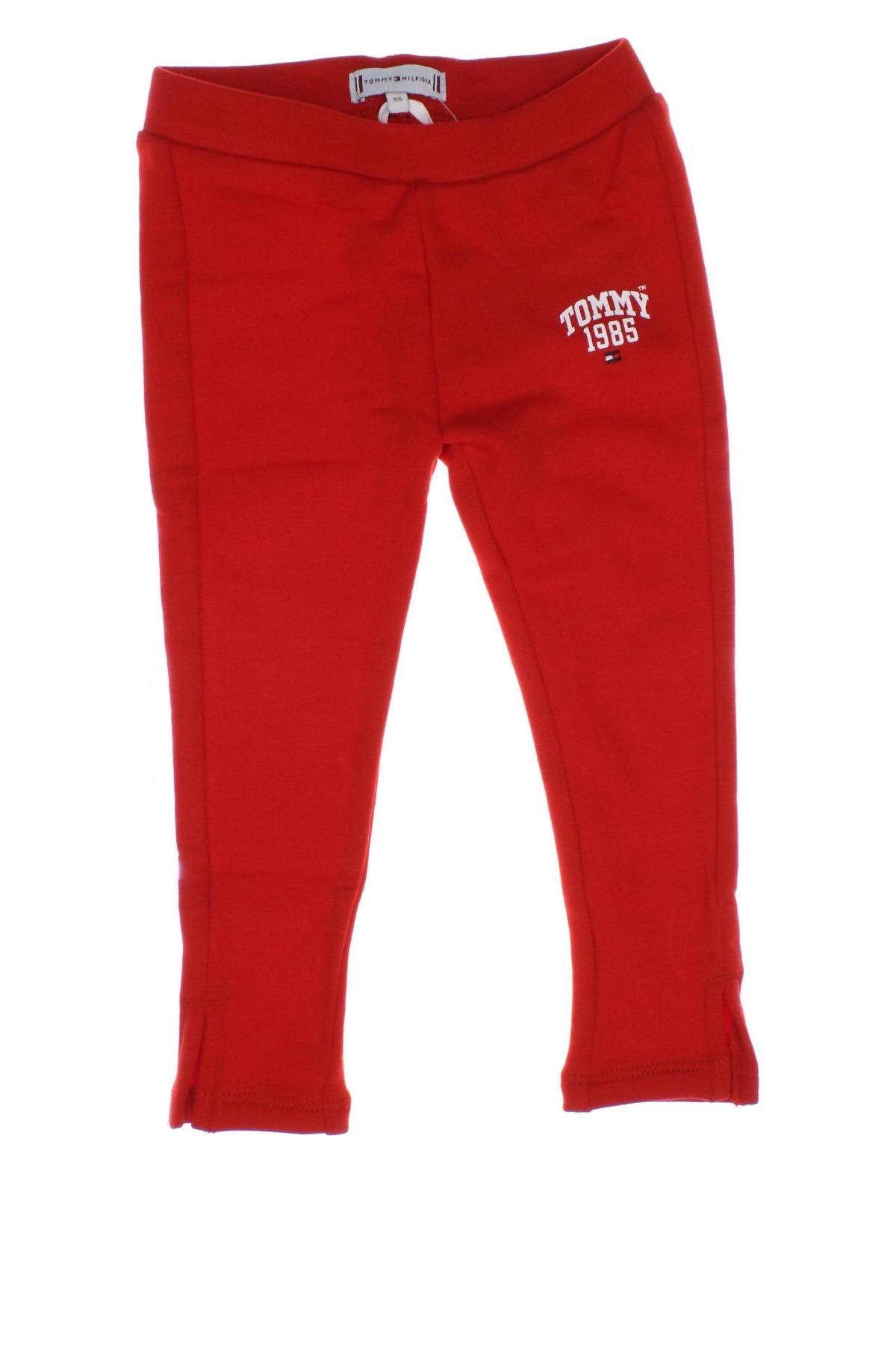 Kinder Sporthose Tommy Hilfiger, Größe 12-18m/ 80-86 cm, Farbe Rot, Preis 22,78 €