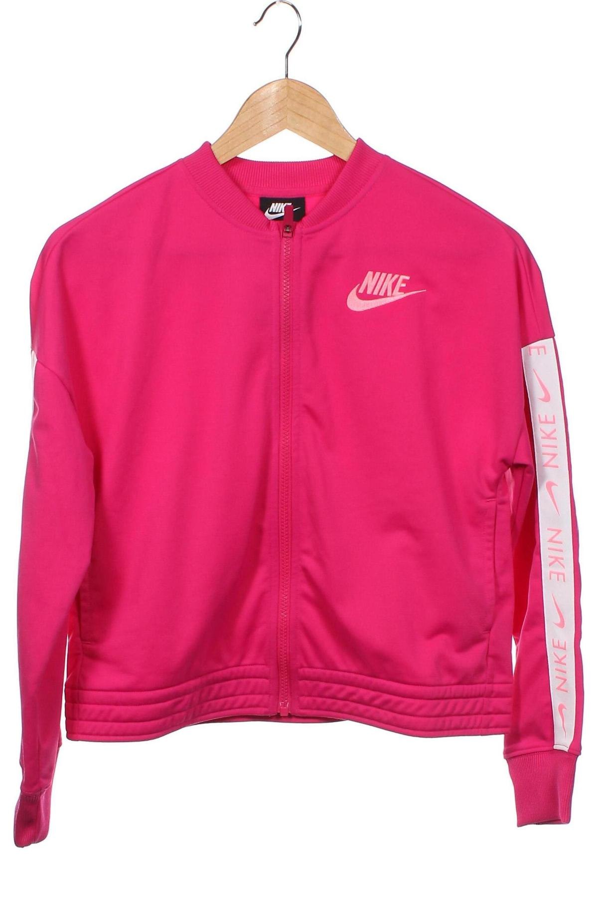Детско спортно горнище Nike, Размер 12-13y/ 158-164 см, Цвят Розов, Цена 48,00 лв.