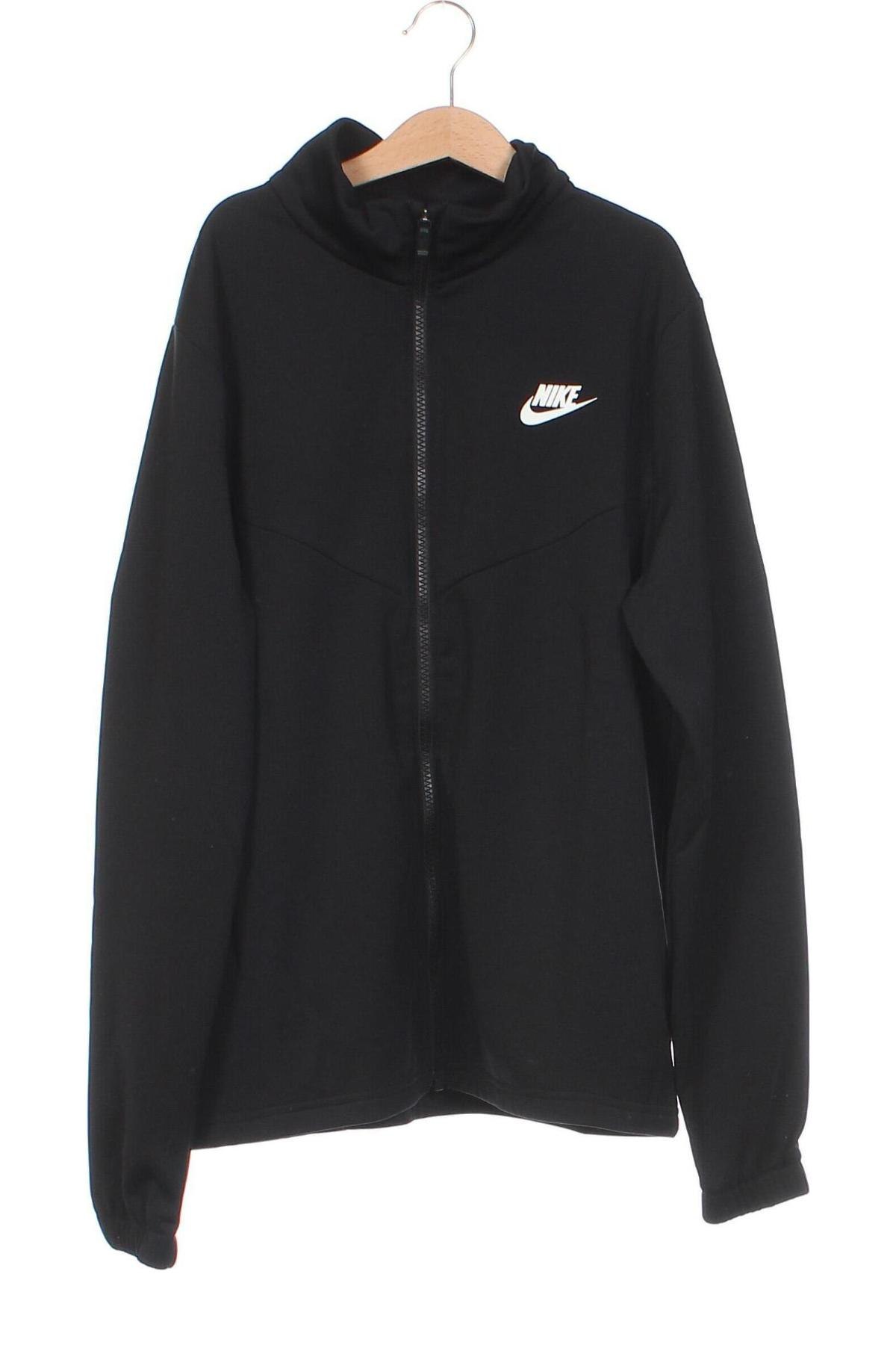 Детско спортно горнище Nike, Размер 12-13y/ 158-164 см, Цвят Черен, Цена 69,00 лв.
