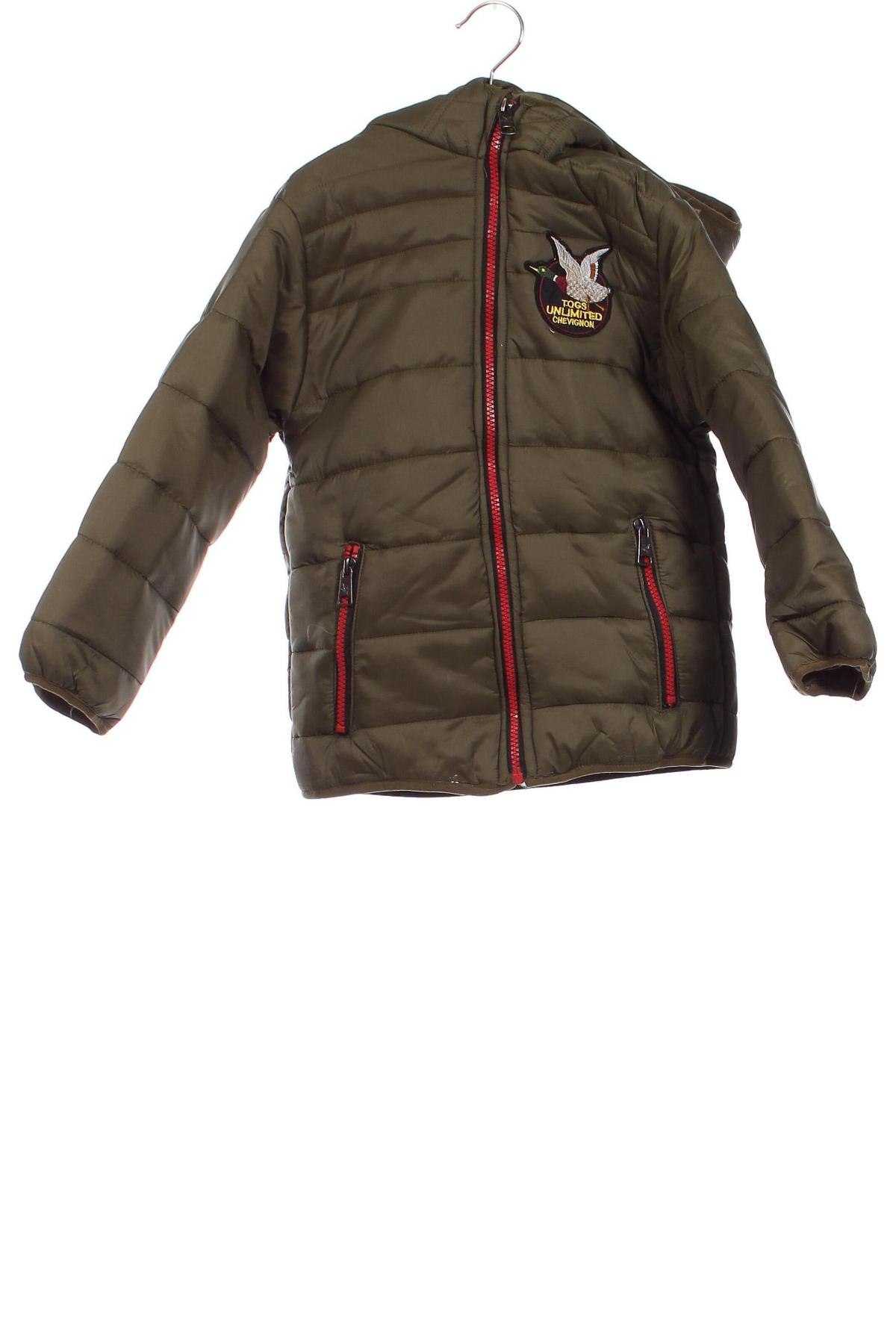 Kinderjacke Chevignon, Größe 5-6y/ 116-122 cm, Farbe Grün, Preis 78,43 €