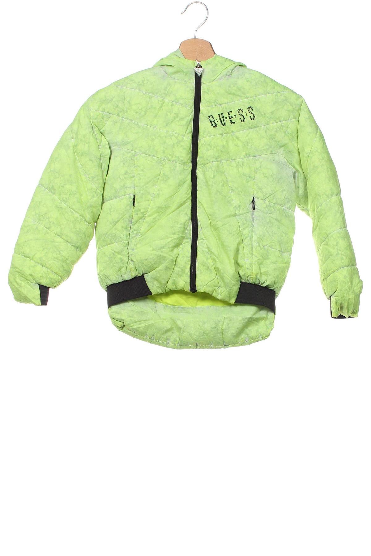 Dětská bunda  Guess, Velikost 7-8y/ 128-134 cm, Barva Zelená, Cena  2 739,00 Kč