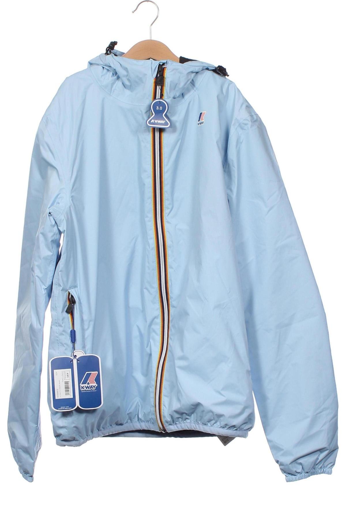 Kinderjacke K-Way, Größe 15-18y/ 170-176 cm, Farbe Blau, Preis € 133,51