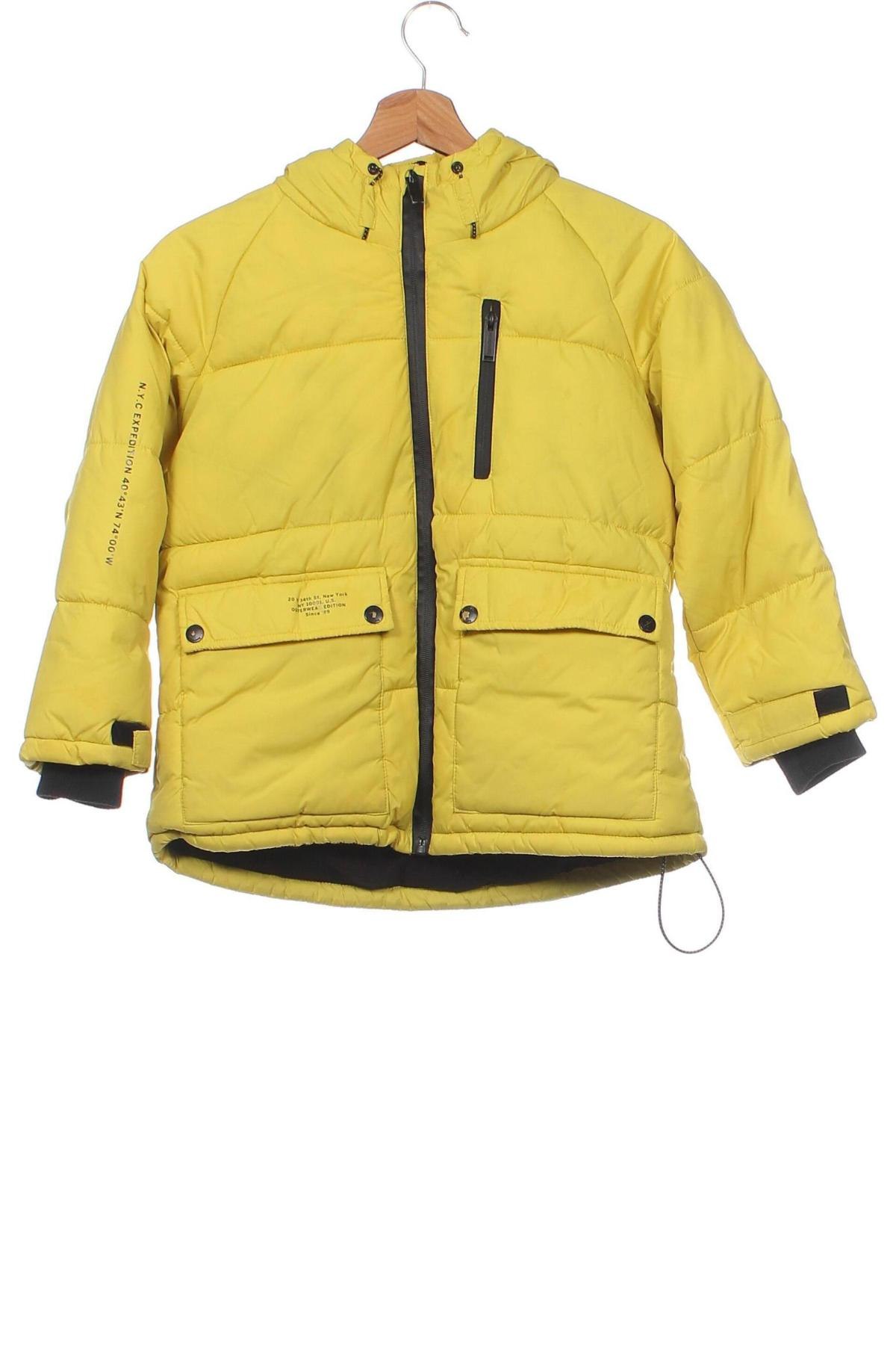 Παιδικό μπουφάν Reserved, Μέγεθος 6-7y/ 122-128 εκ., Χρώμα Κίτρινο, Τιμή 16,88 €