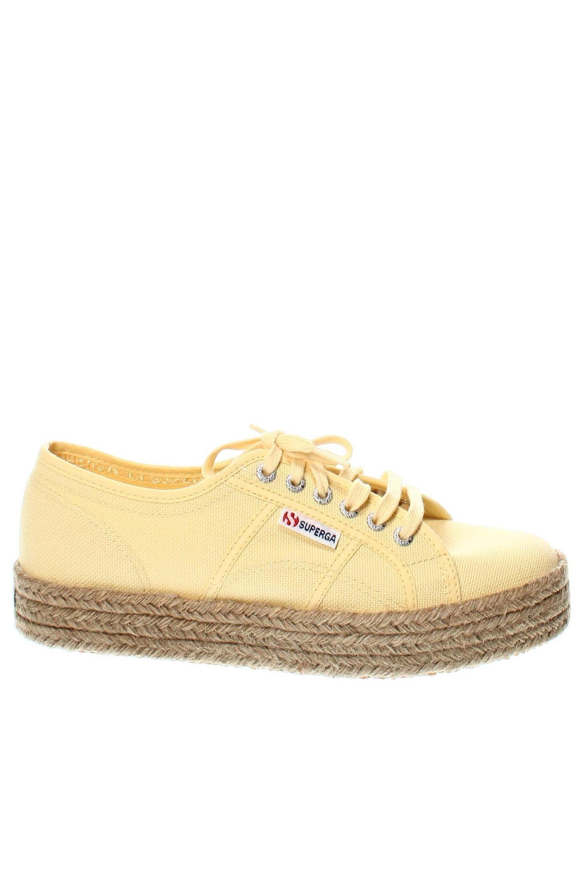 Espadrilles Superga, Größe 42, Farbe Gelb, Preis 19,99 €