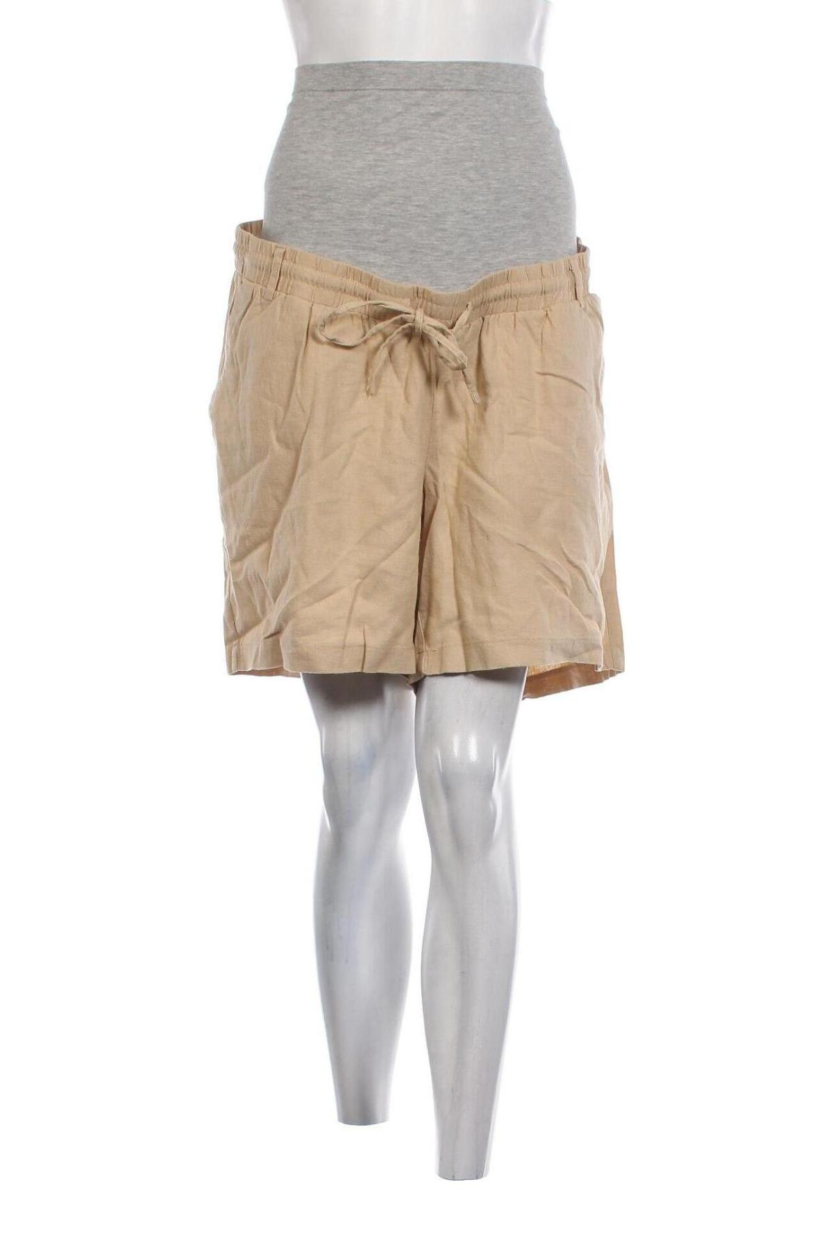 Γυναικείο κοντό παντελόνι εγκυμοσύνης Mamalicious, Μέγεθος XL, Χρώμα  Μπέζ, Τιμή 9,59 €