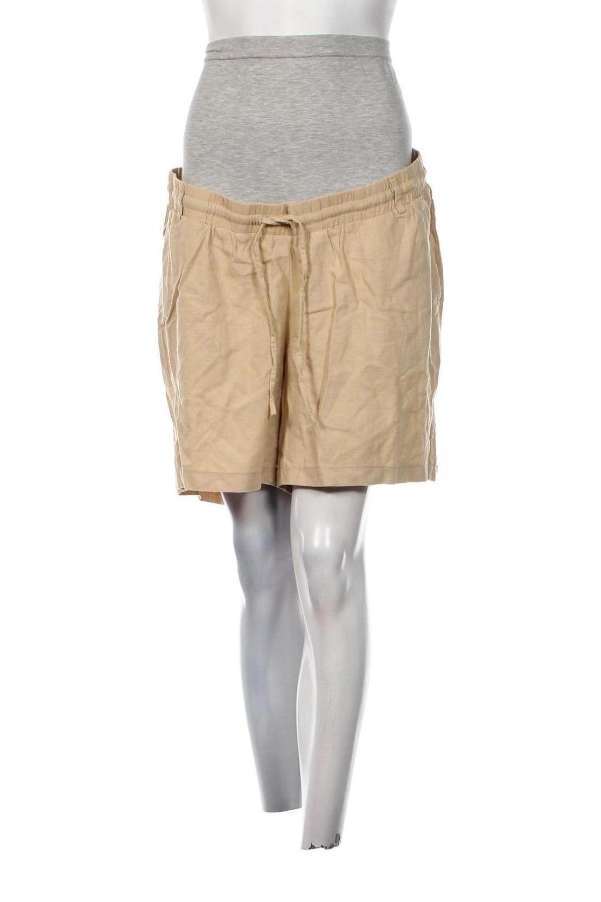 Shorts für Schwangere Mamalicious, Größe L, Farbe Beige, Preis € 6,39