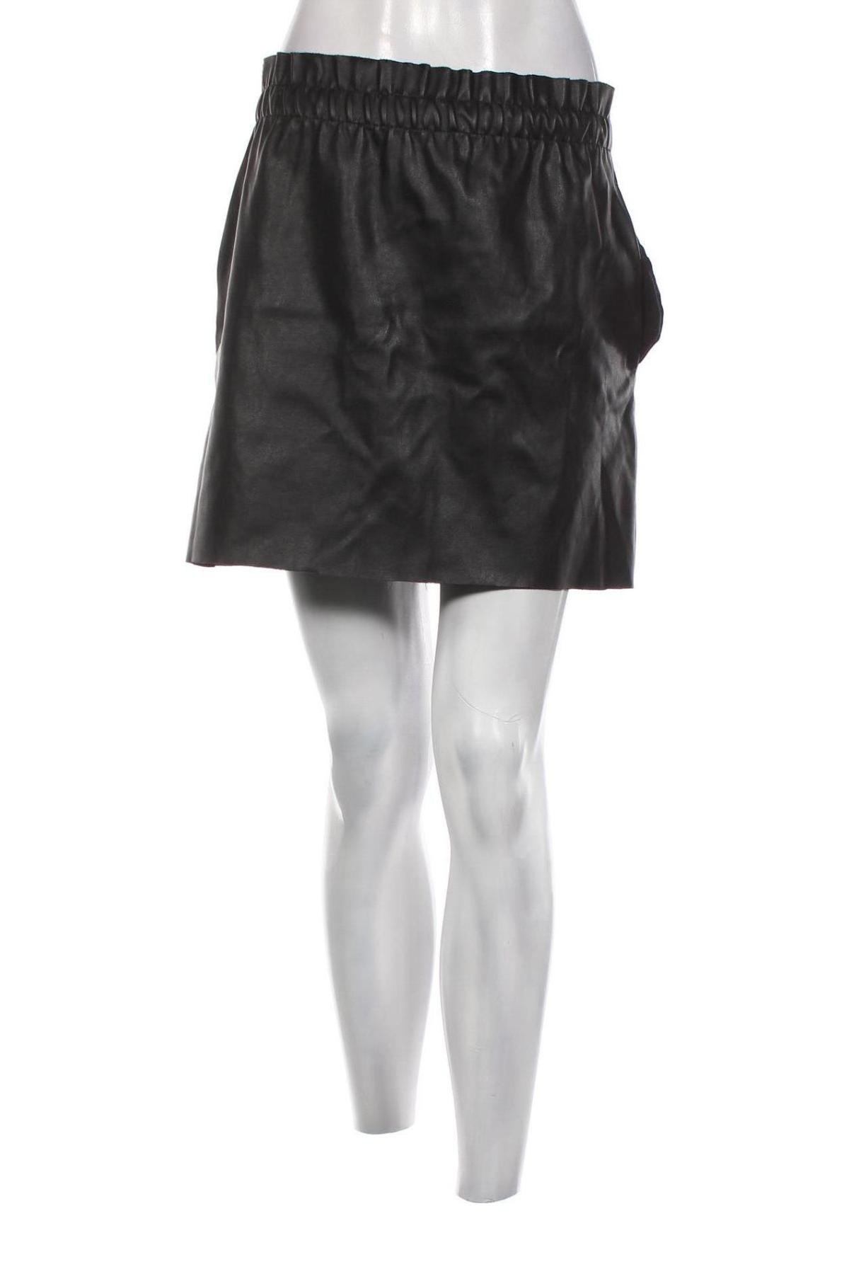 Δερμάτινη φούστα, Μέγεθος M, Χρώμα Μαύρο, Τιμή 5,01 €