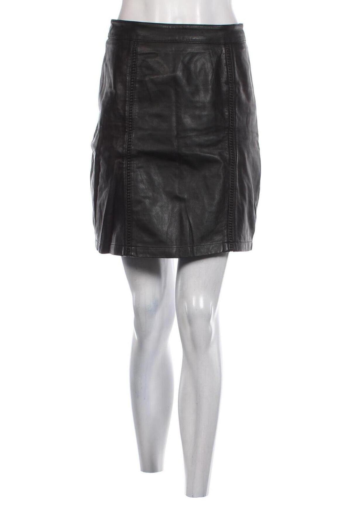 Δερμάτινη φούστα Mint & Berry, Μέγεθος S, Χρώμα Μαύρο, Τιμή 8,90 €