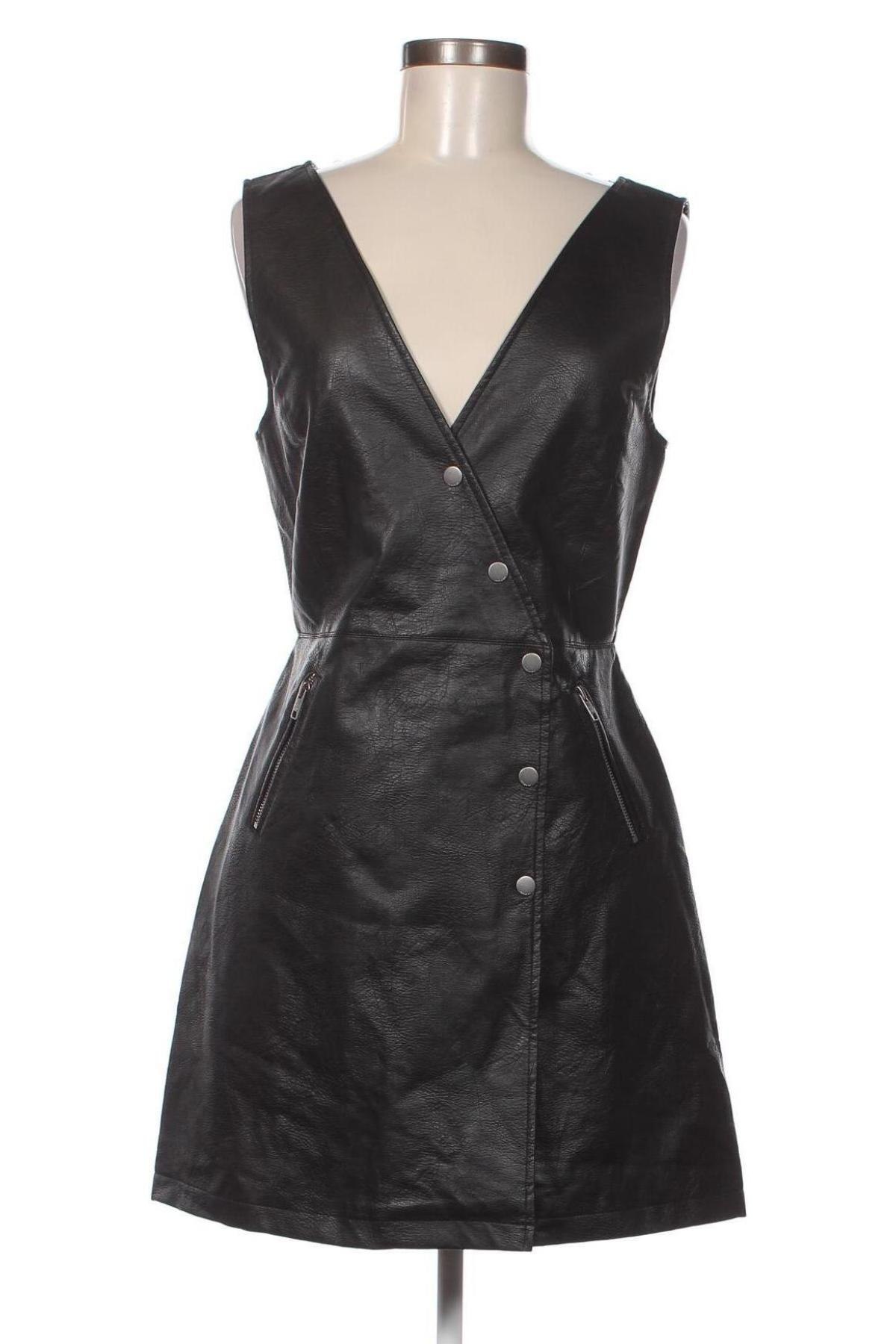 Δερμάτινο φόρεμα Pepe Jeans, Μέγεθος M, Χρώμα Μαύρο, Τιμή 78,08 €