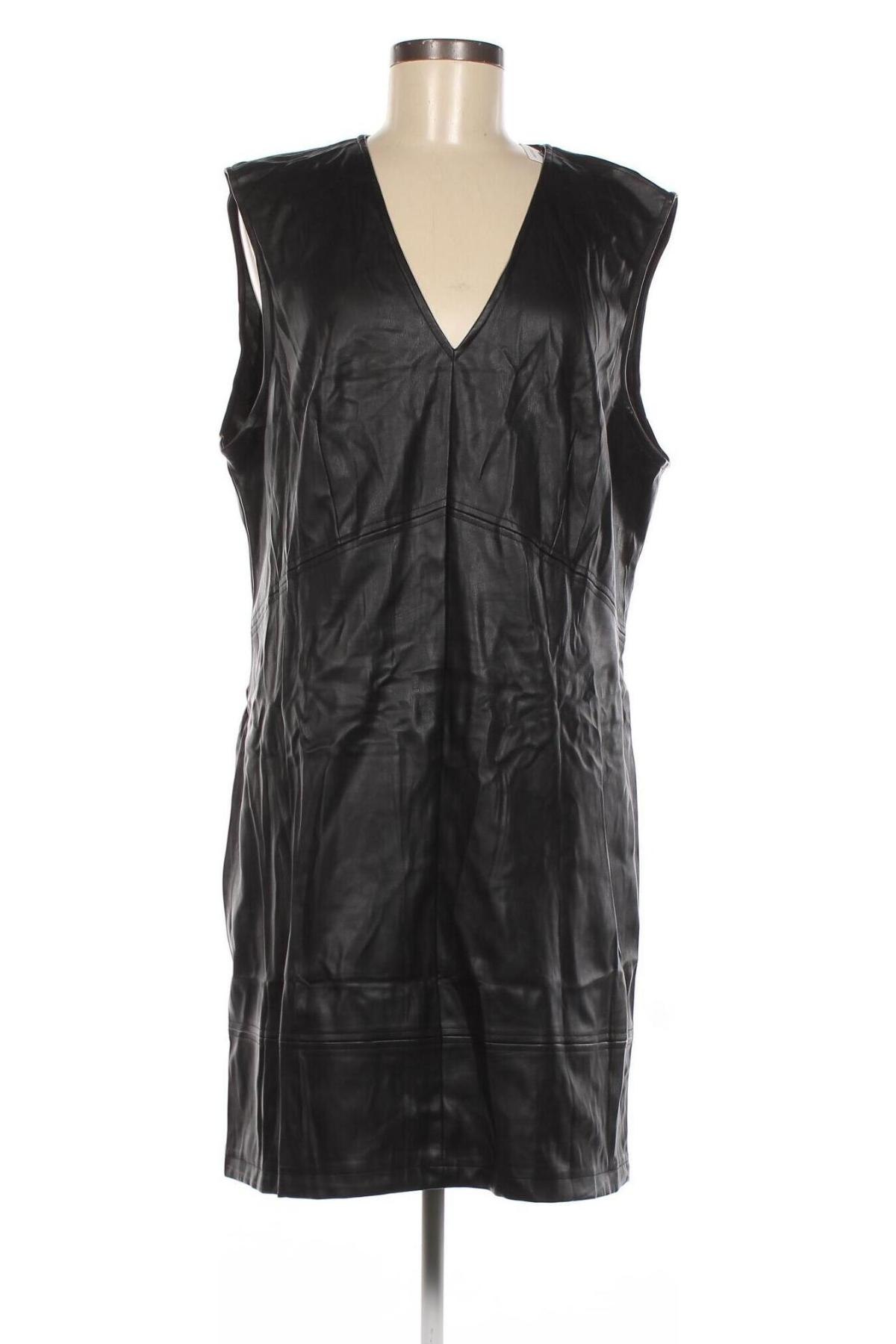 Кожена рокля Primark, Размер XXL, Цвят Черен, Цена 29,00 лв.