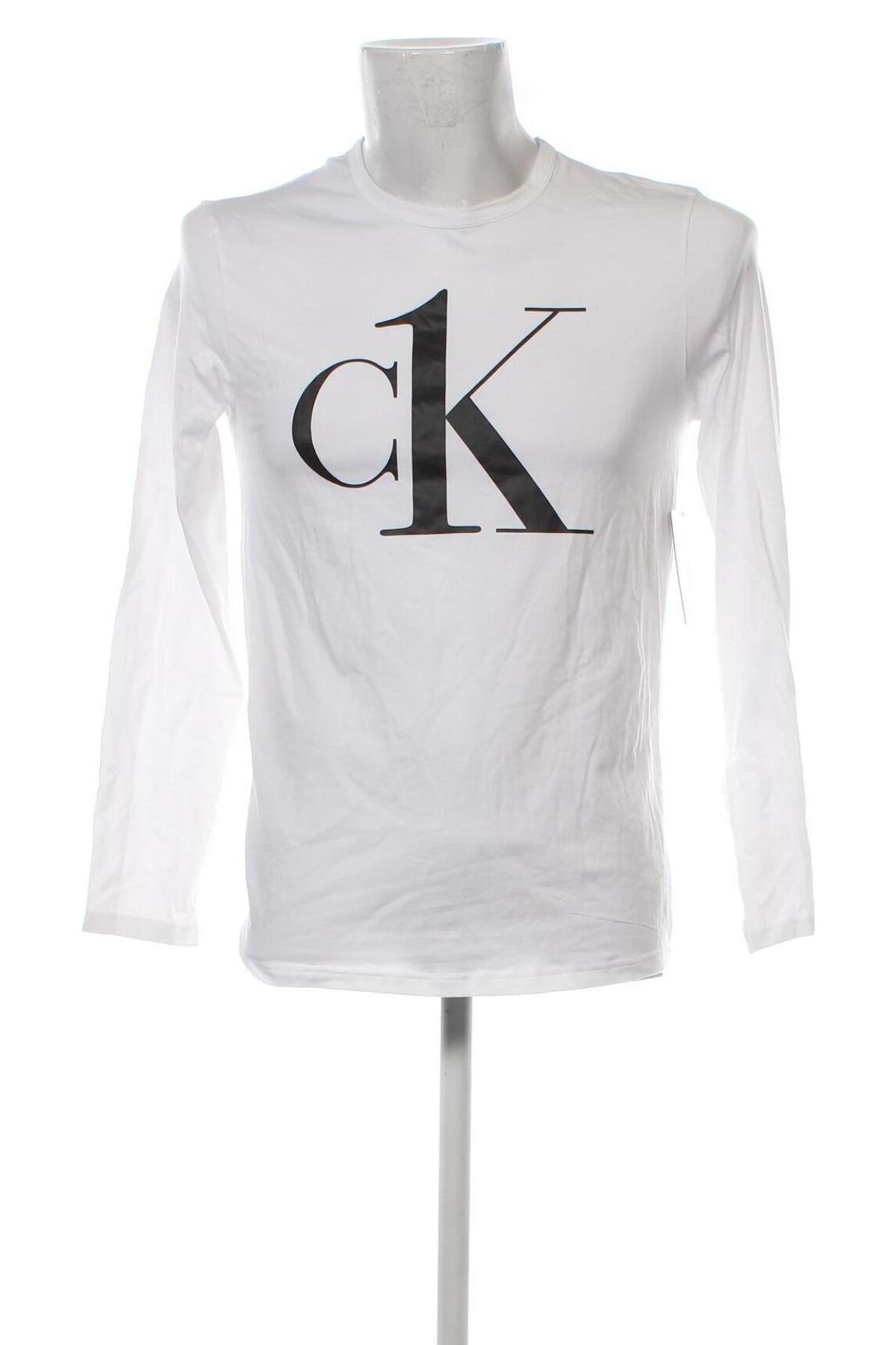 Herren Shirt Calvin Klein, Größe S, Farbe Weiß, Preis 45,56 €